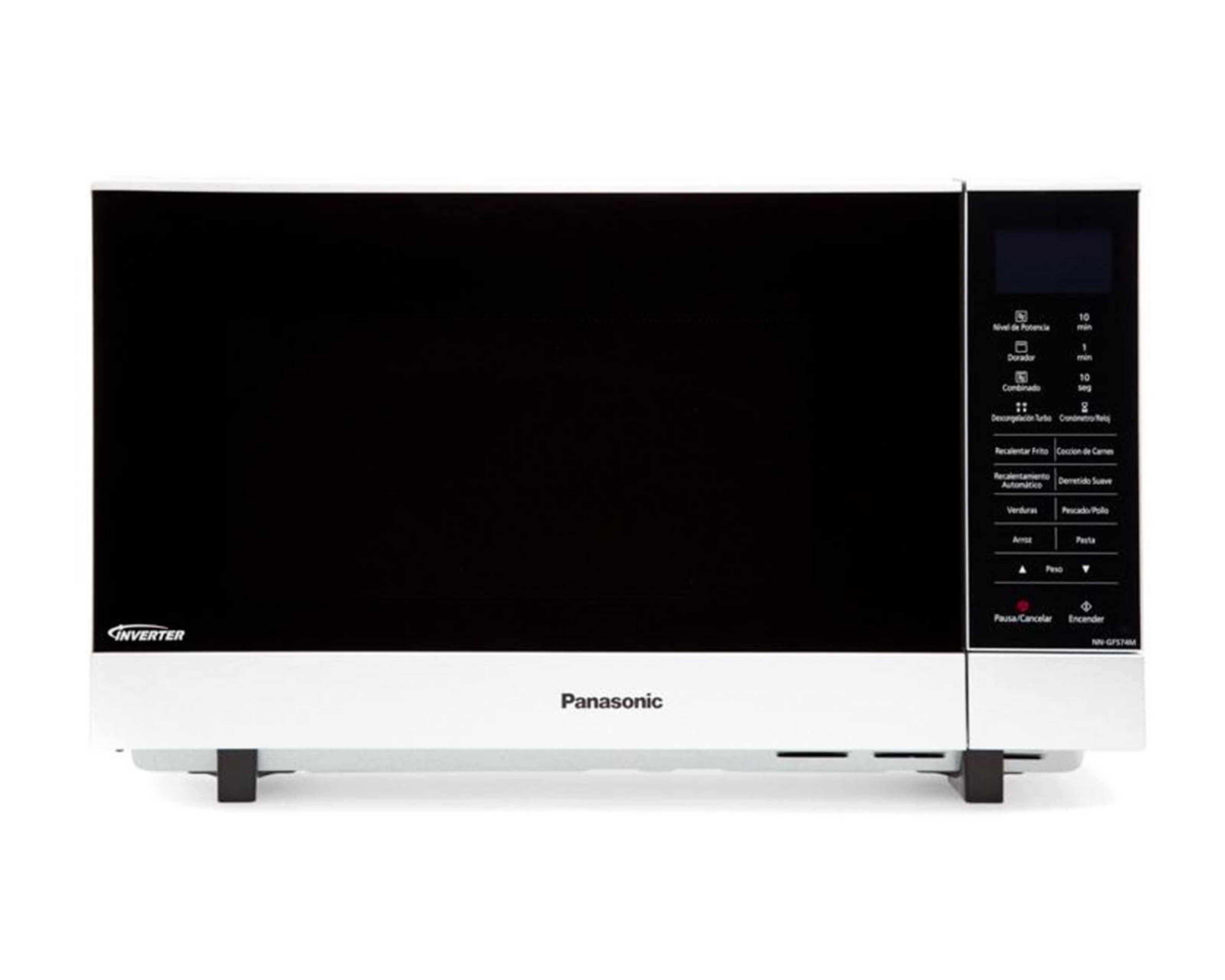 Foto 1 | Microondas Panasonic 1 Pie NN-GF574MRPH Negro