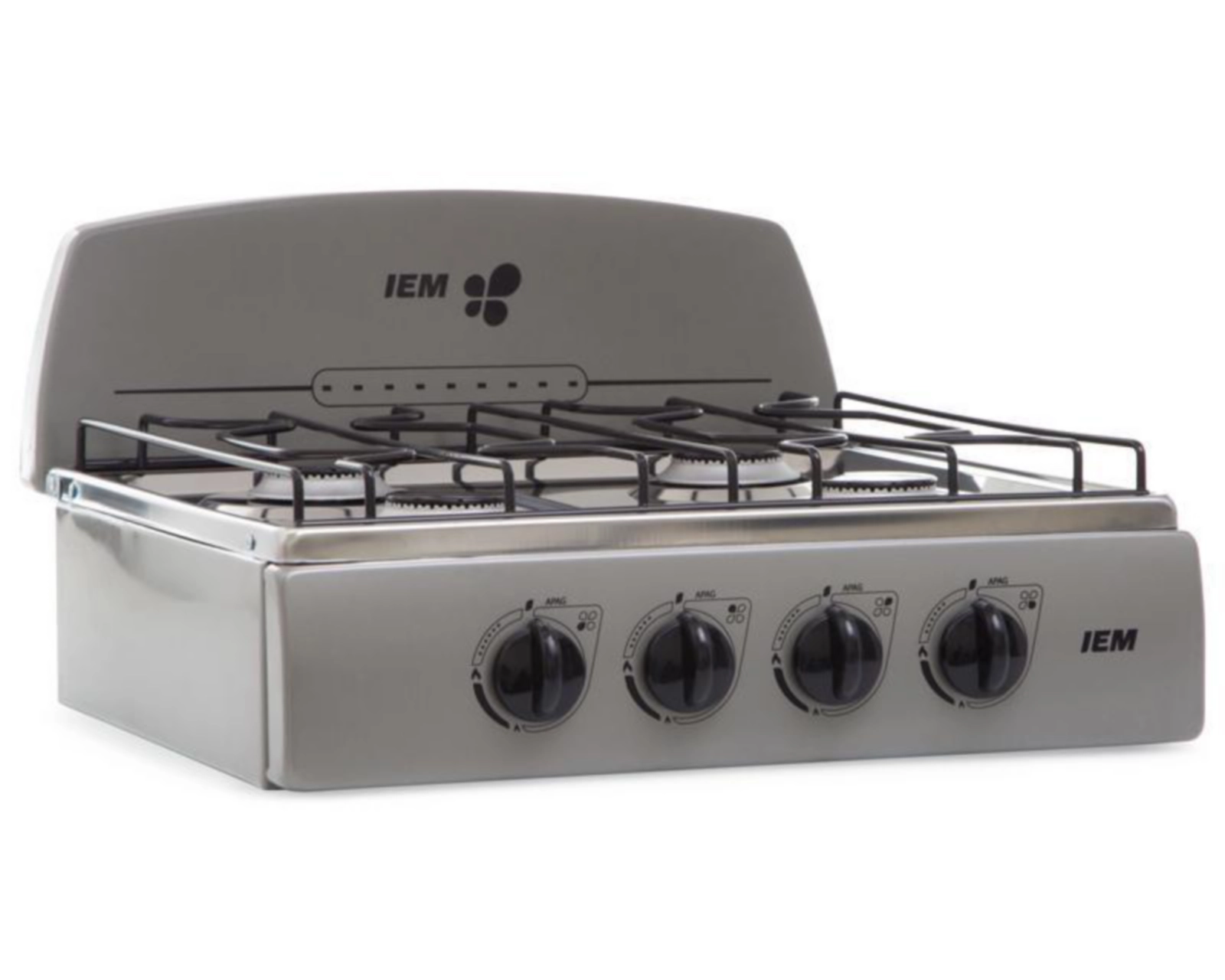 Estufa de Mesa IEM 4 Quemadores CI51CGXP0 Gris