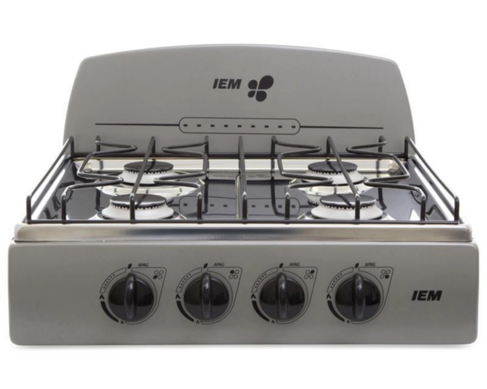 Foto 2 | Estufa de Mesa IEM 4 Quemadores CI51CGXP0 Gris