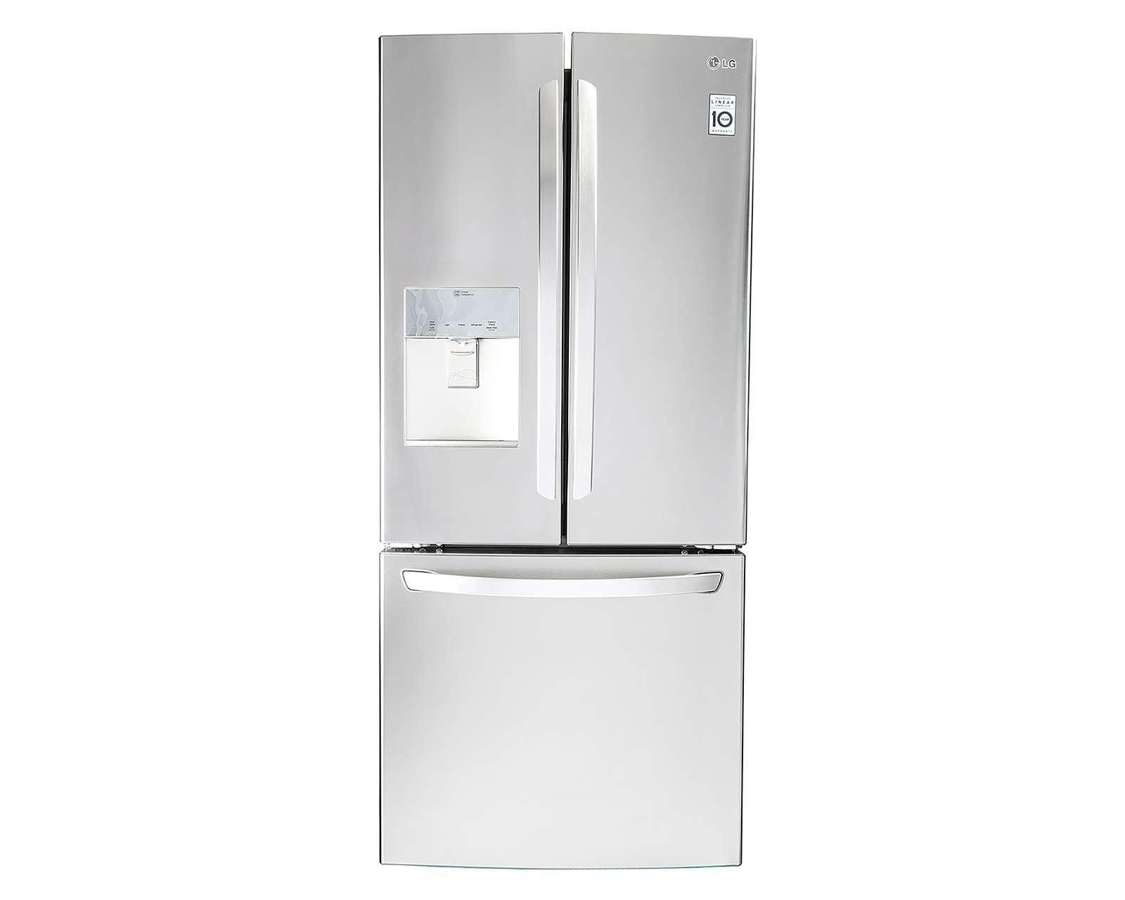 Foto 3 pulgar | Refrigerador Inverter LG French Door 22 Pies Acero GF22WGS