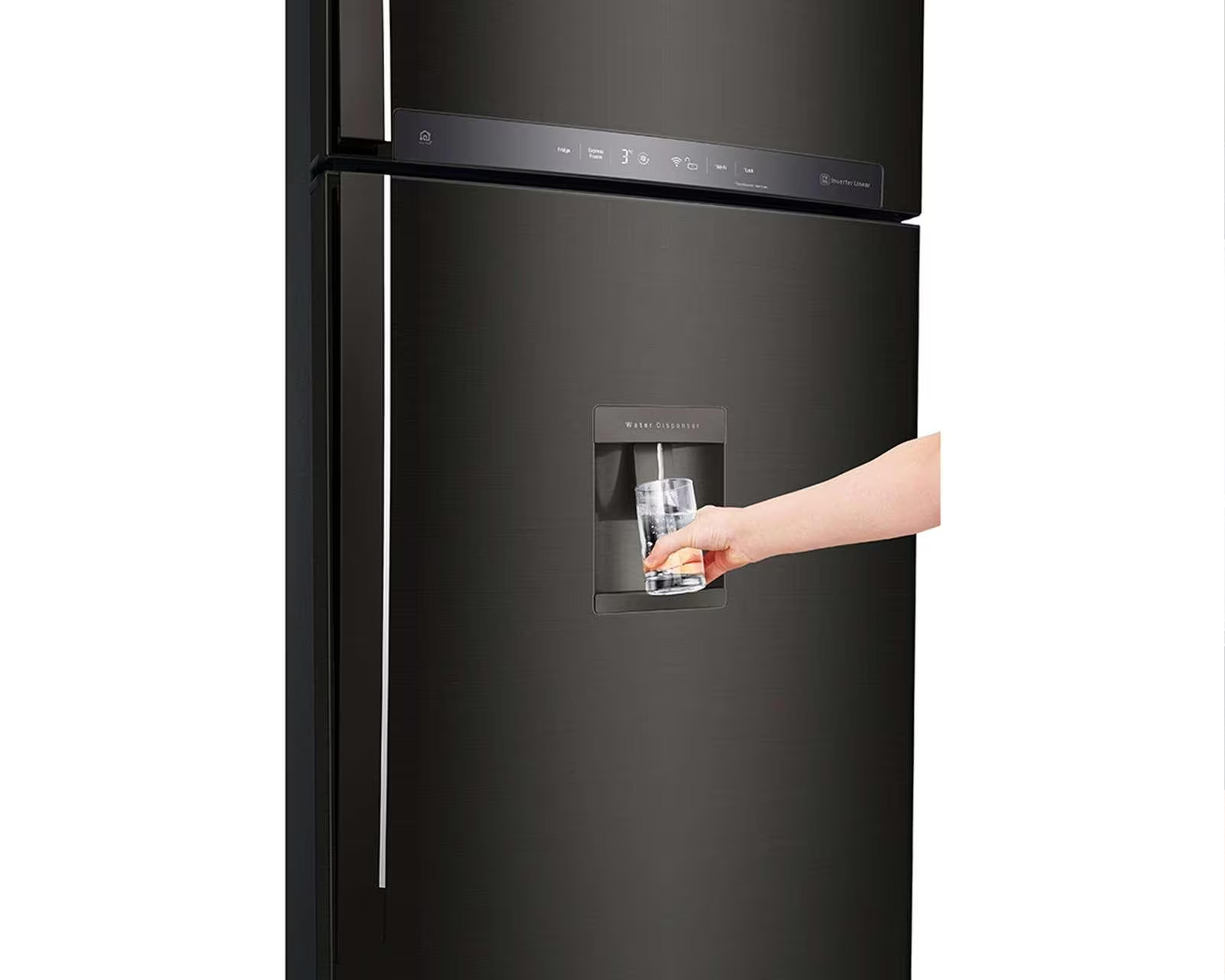 Foto 8 pulgar | Refrigerador LG Top Mount 15 Pies Negro LT44AGD