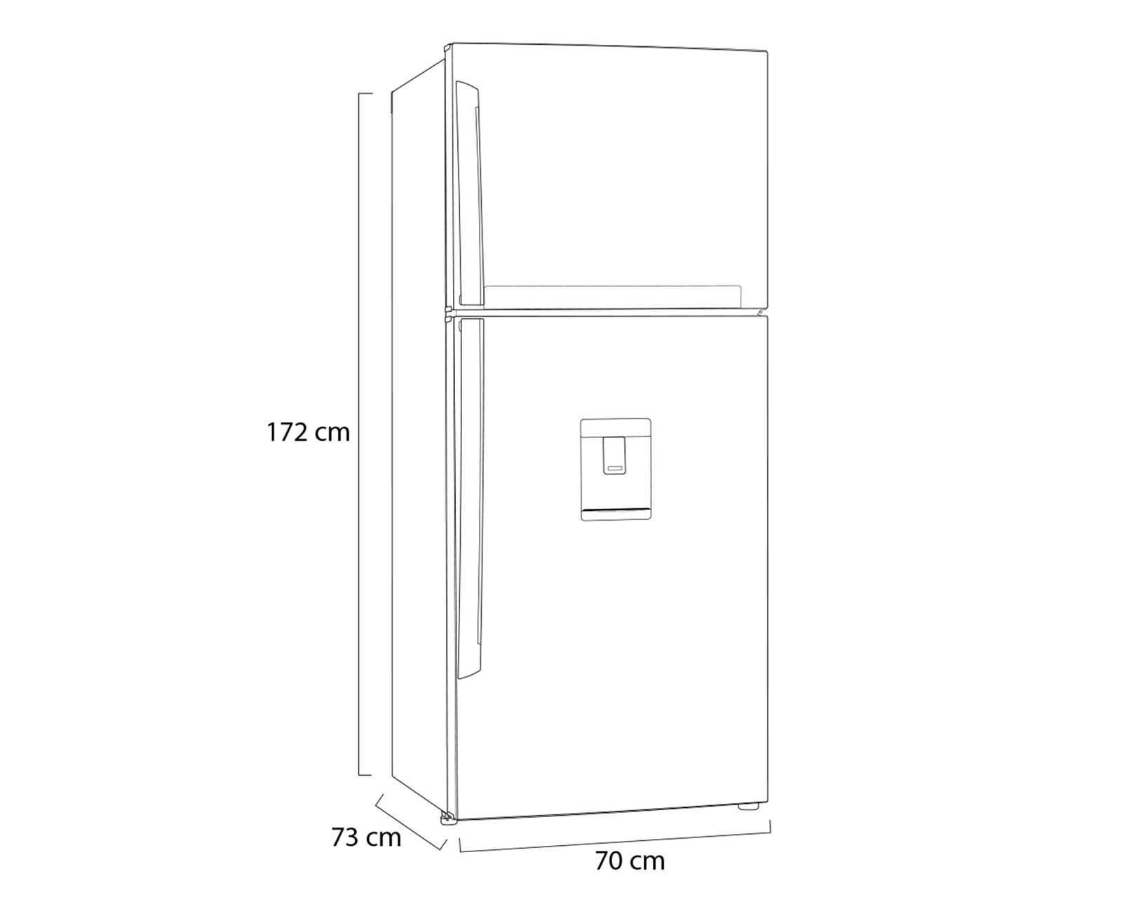 Foto 9 pulgar | Refrigerador LG Top Mount 15 Pies Negro LT44AGD