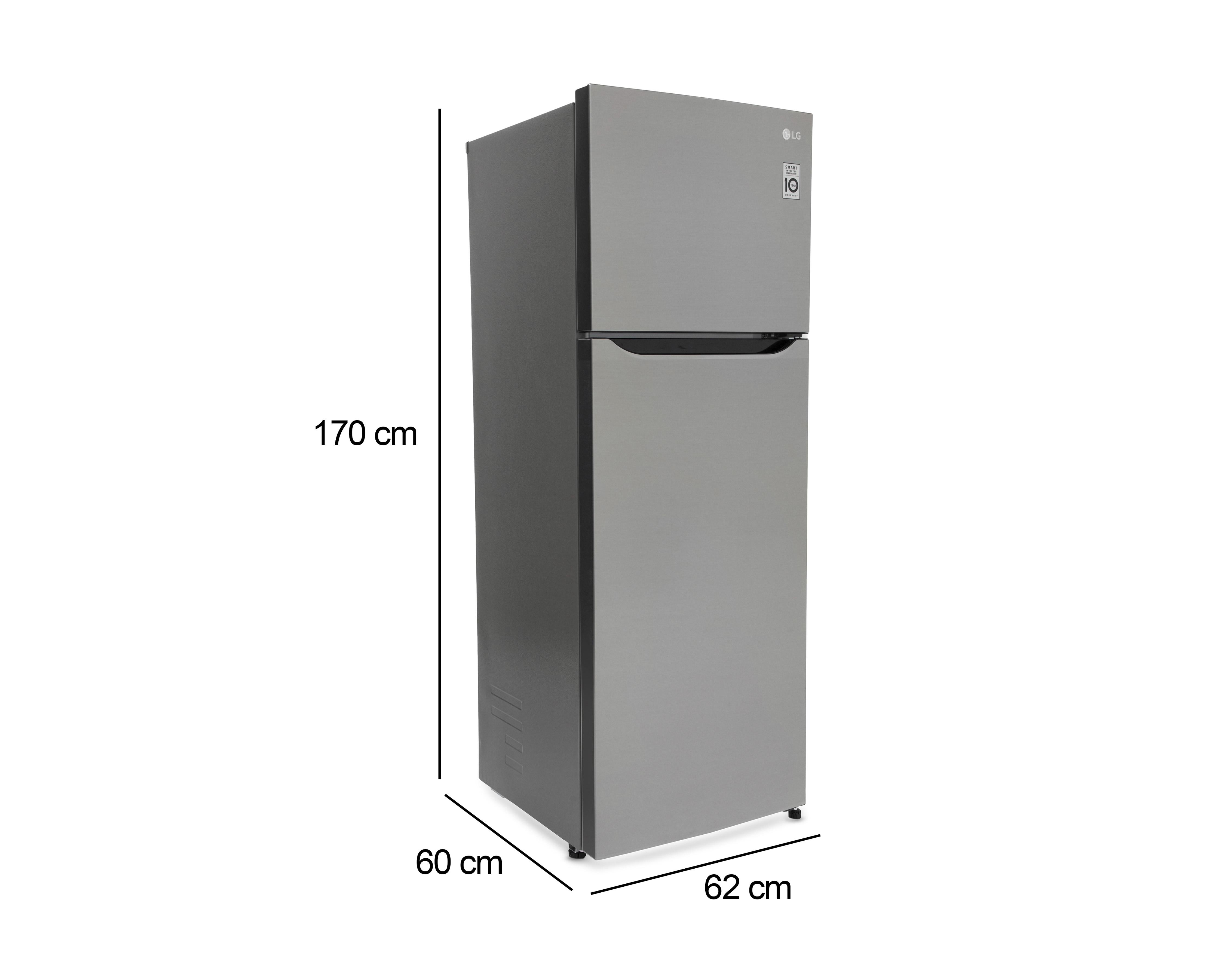 Foto 7 pulgar | Refrigerador LG Top Mount 11 Pies Acero Inoxidable