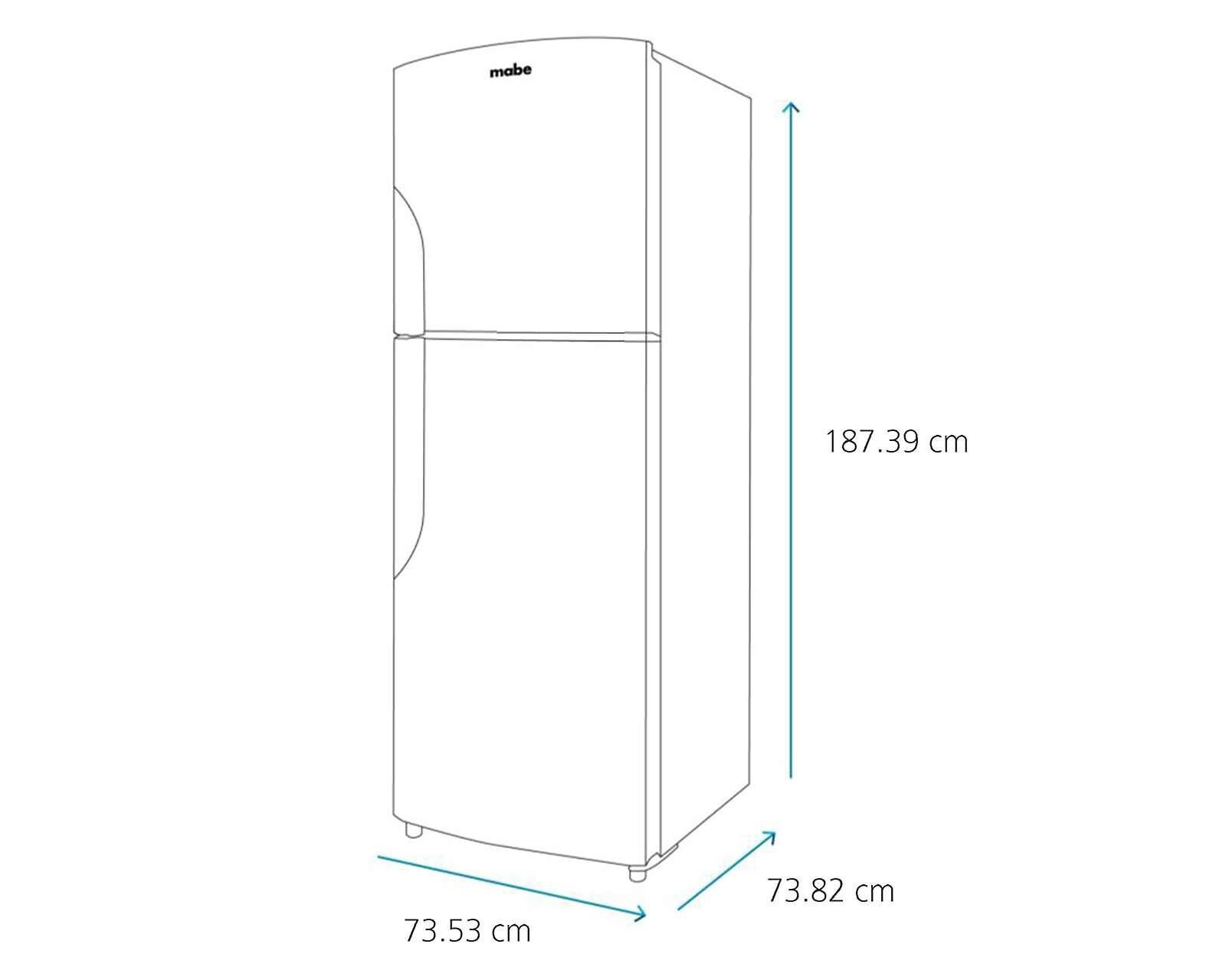 Refrigerador Mabe Top Mount 19 Pies Gris RMS510IVMRE0 | Coppel