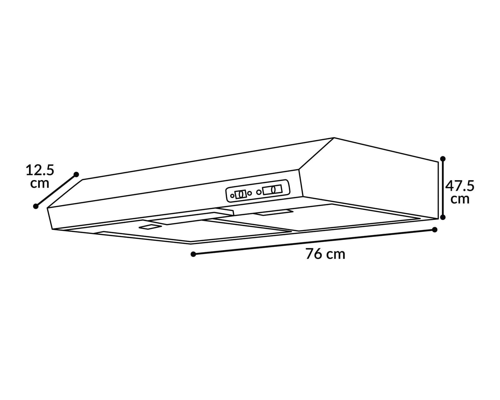 Foto 5 | Campana Acros 30" de Pared Acero Inoxidable
