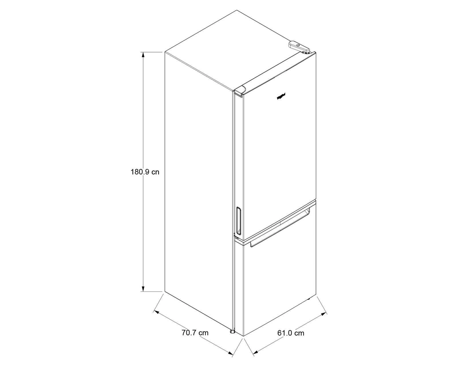 Foto 10 pulgar | Refrigerador Whirlpool Bottom Mount 13 Pies Acero Inoxidable WB1331A