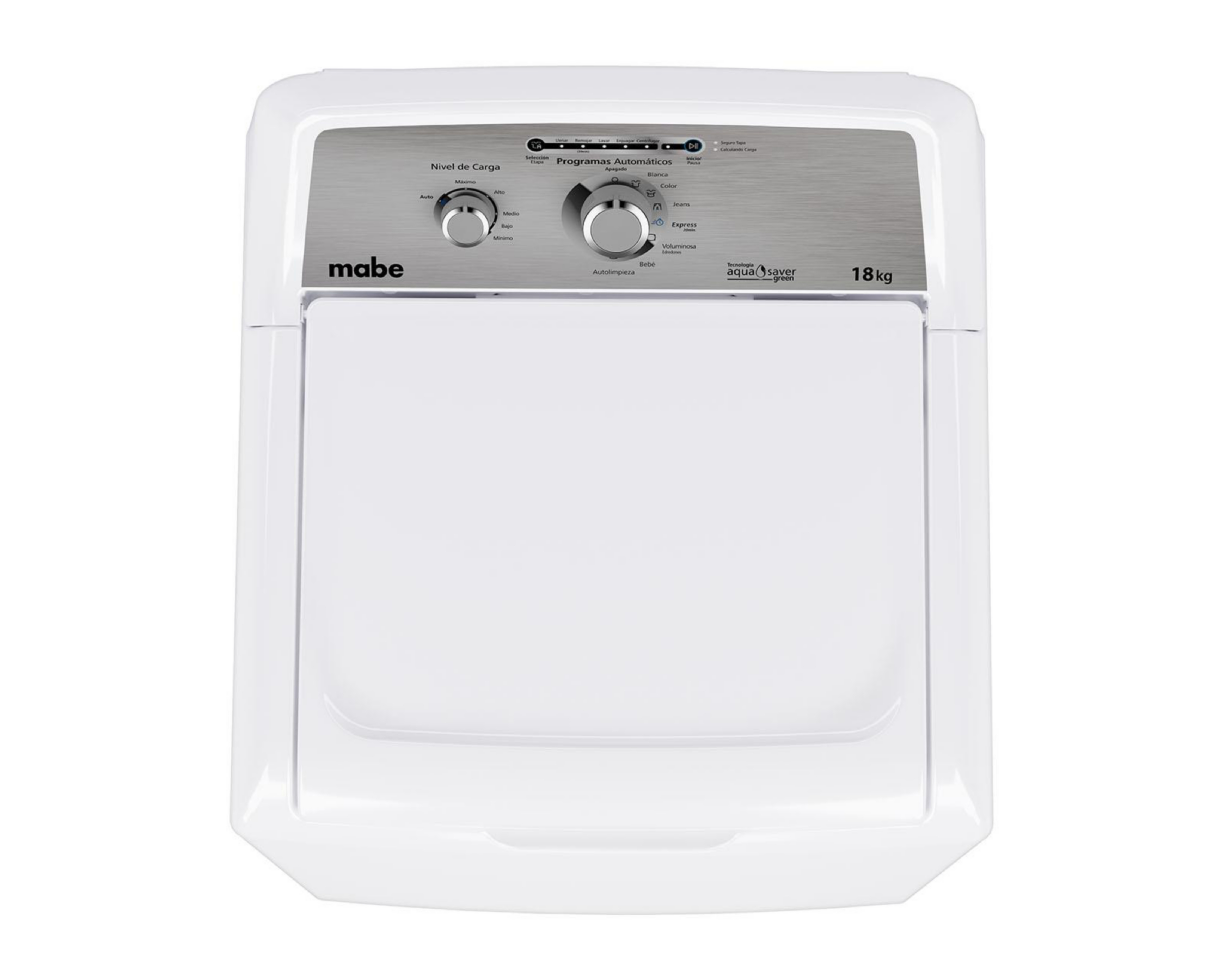 Foto 5 pulgar | Lavadora Mabe Automática LMA78112CBAB0 18 kg Blanca
