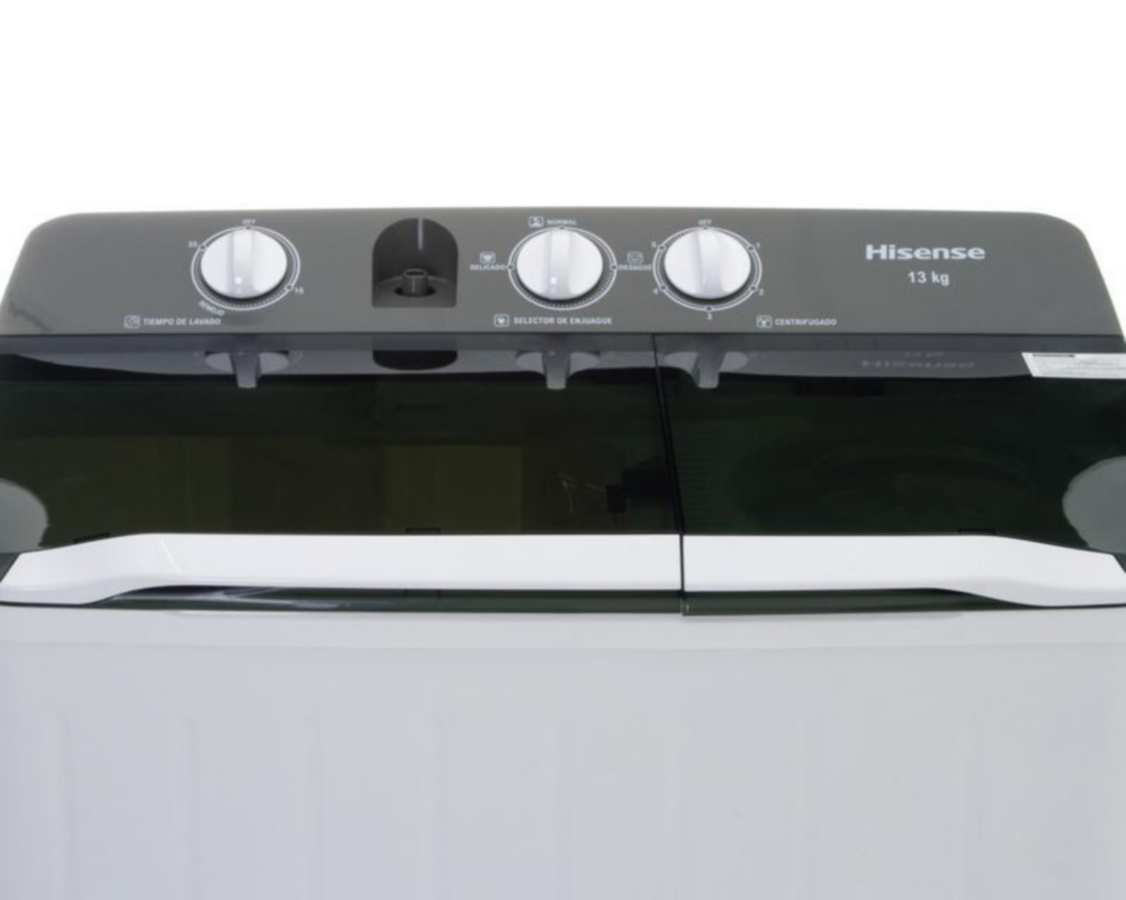Foto 4 pulgar | Lavadora Hisense Dos Tinas WSA1302P 13 kg Blanca