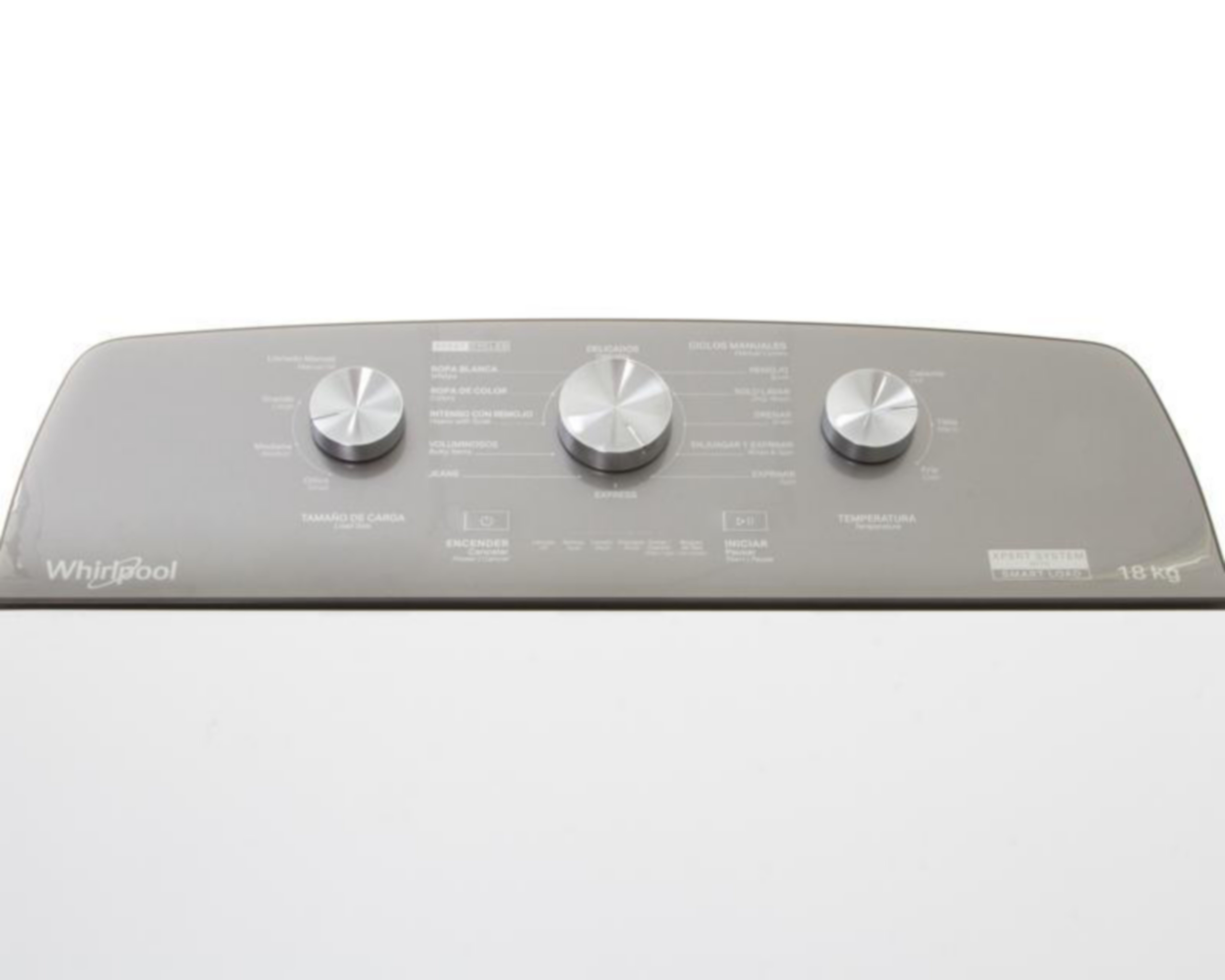 Foto 3 | Lavadora Whirlpool Automática 8MWTW1813MJM 18 kg Blanca/Plateada