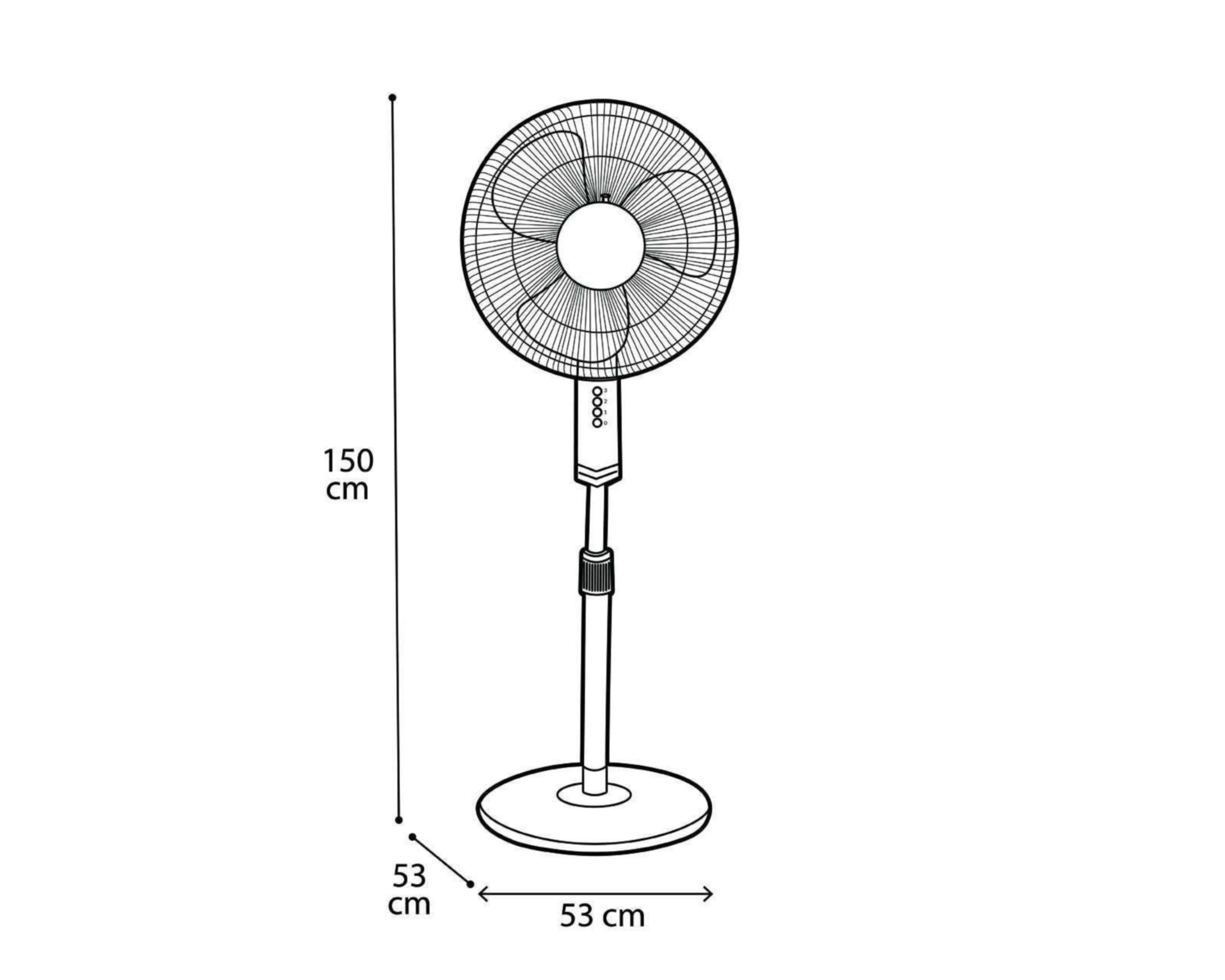 Foto 6 pulgar | Ventilador de Pedestal Vortex 18"