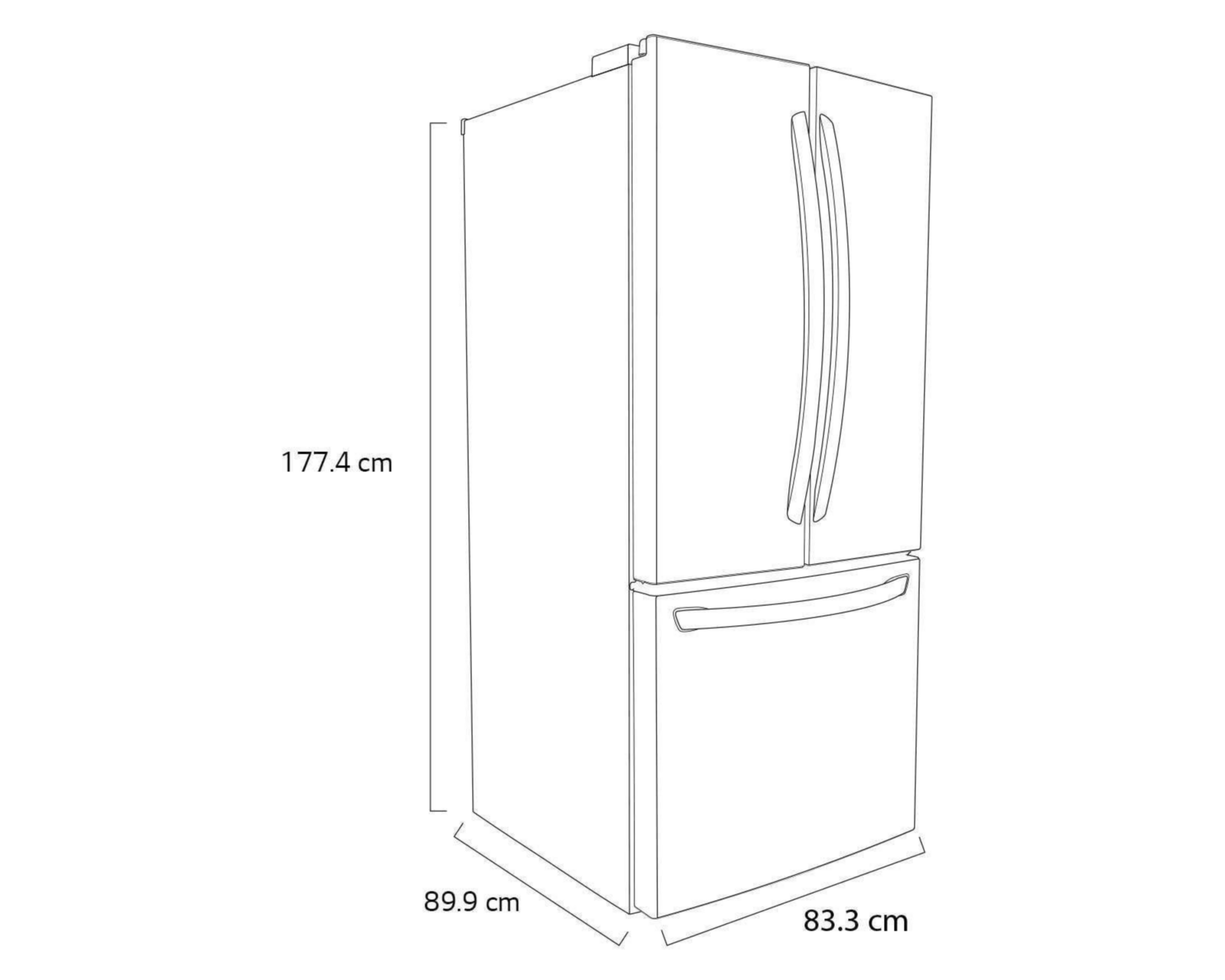 Foto 8 pulgar | Refrigerador Inverter LG French Door 25 Pies Plateado LM65BGS