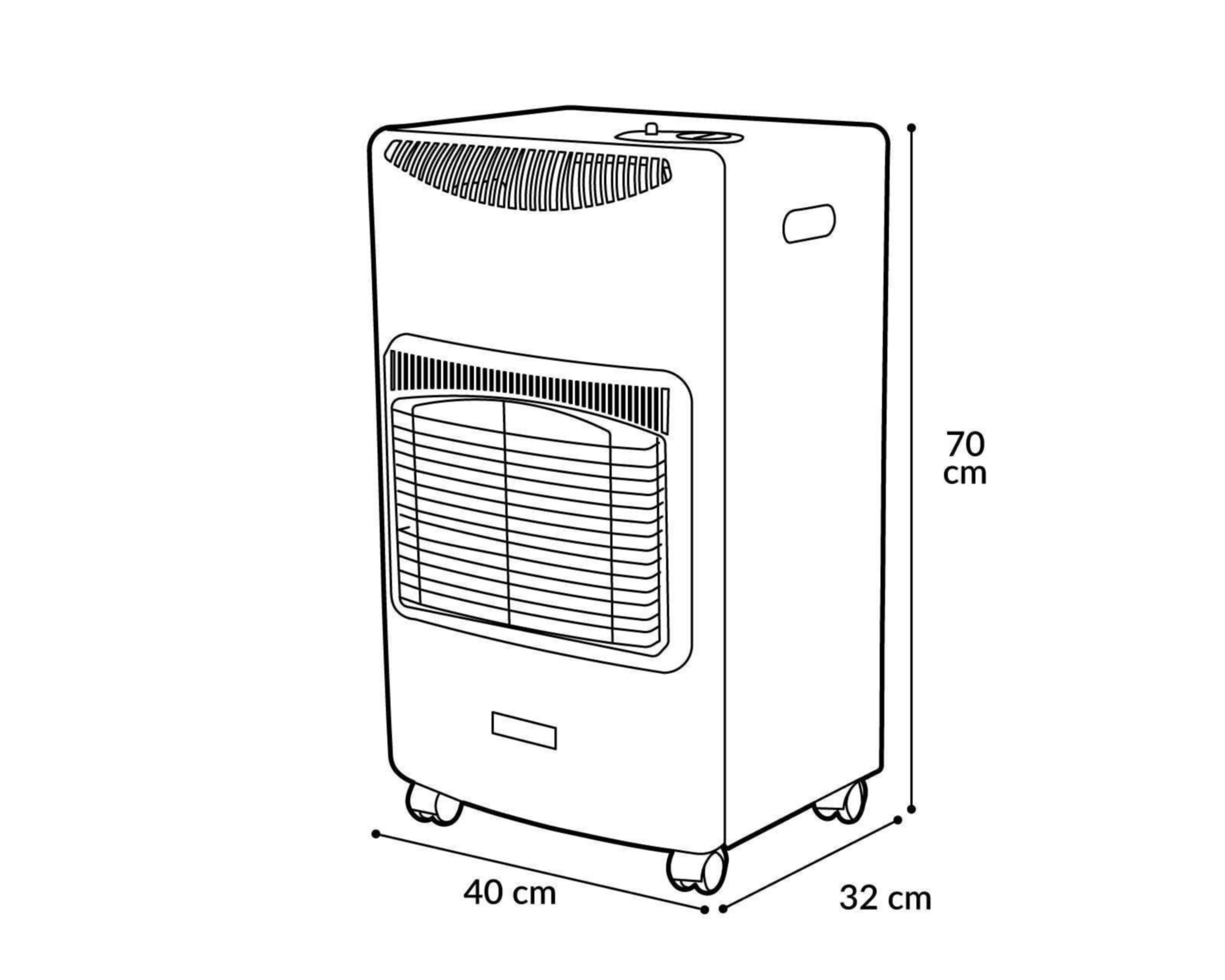 Foto 6 | Calefactor de Gas Dreamtech AP-G002