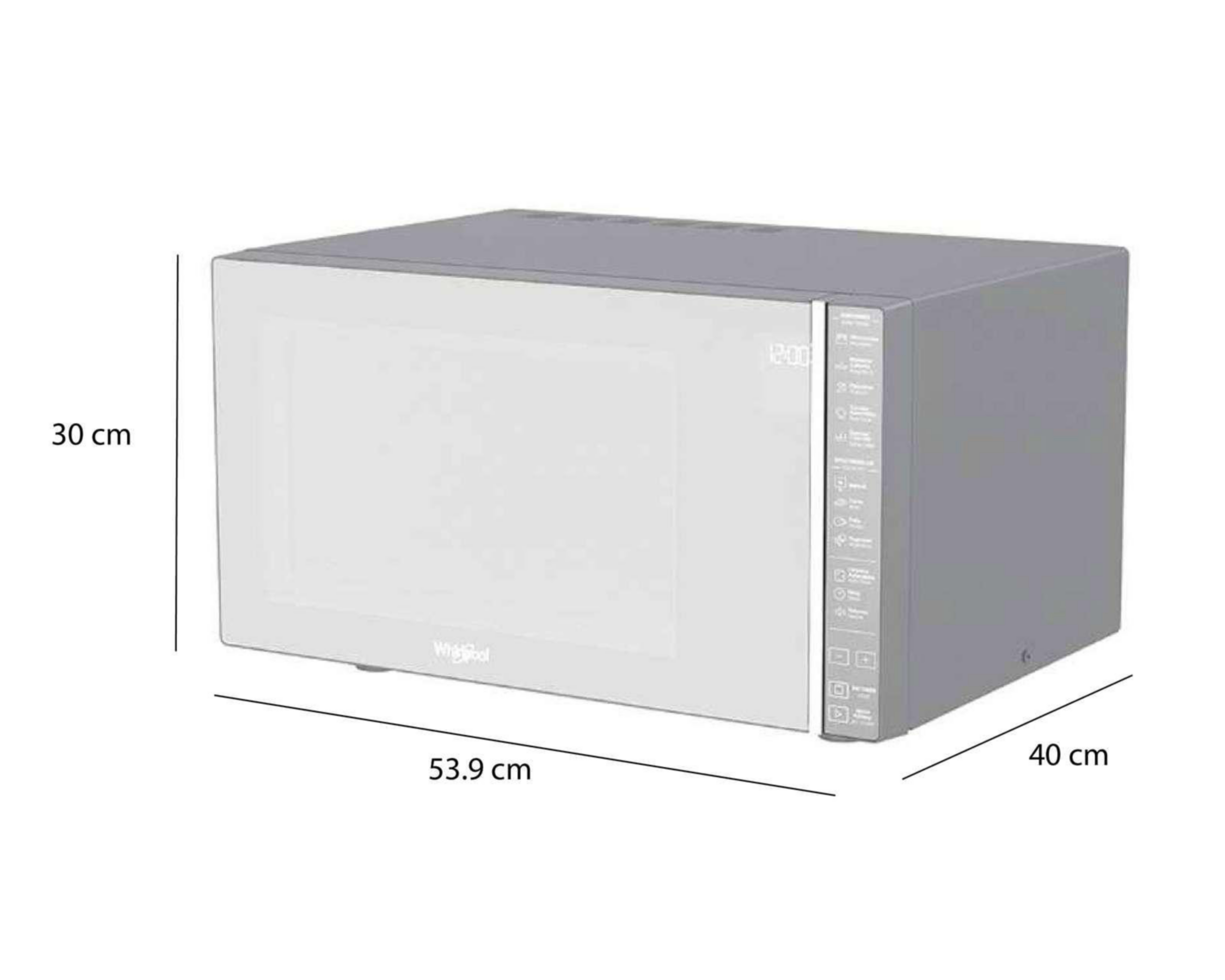 Foto 9 pulgar | Horno de Microondas Whirlpool 1.1 Pies WM1811D Plateado