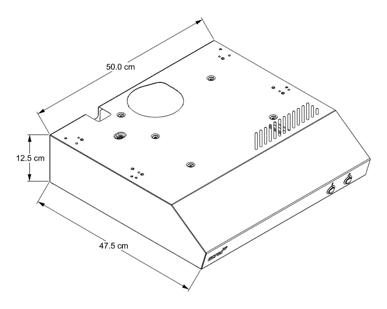 Foto 5 | Campana Acros 20" de Pared Acero Inoxidable