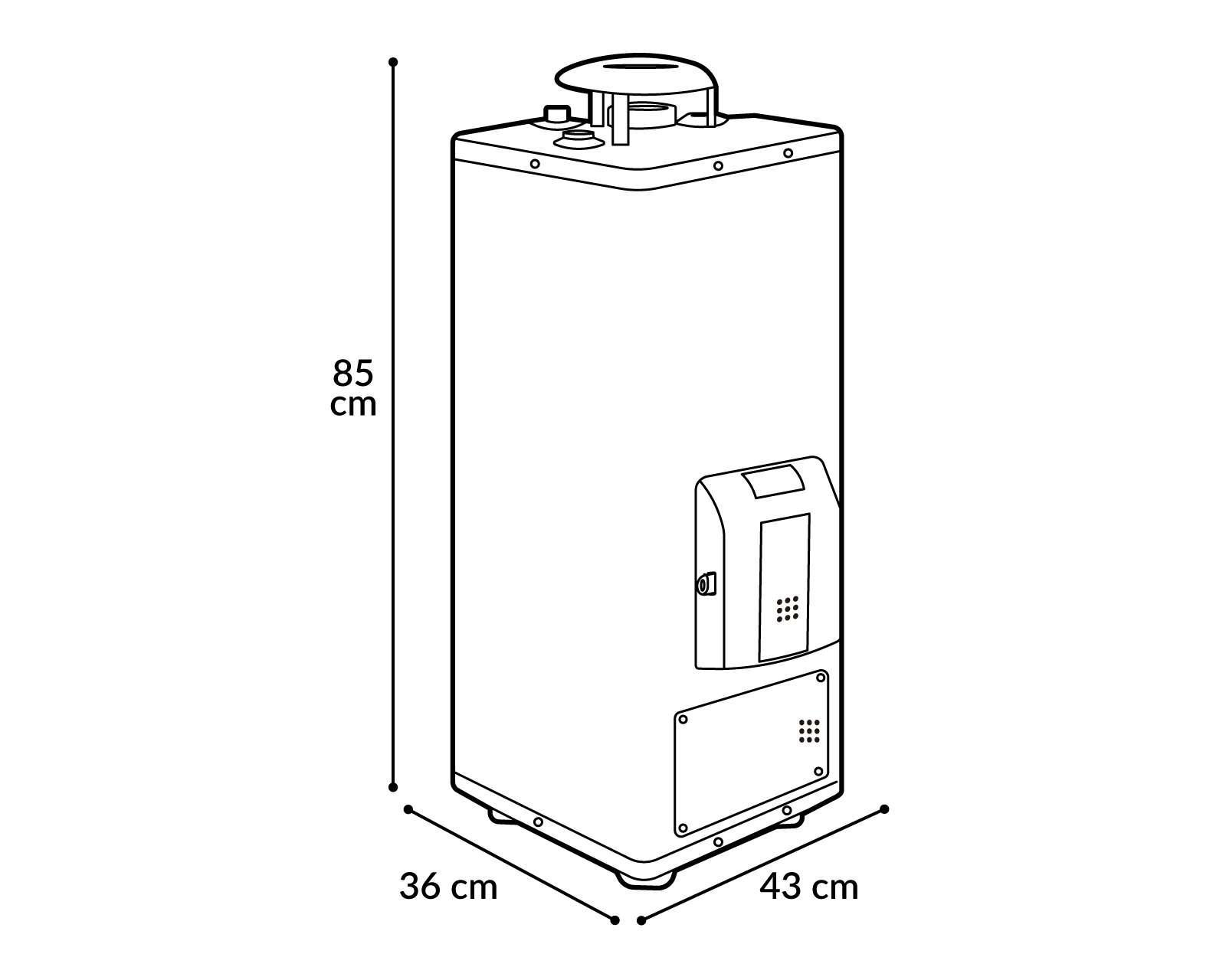 Foto 4 | Calentador de Agua de Paso Calorex COXDPE-11 GEN3  2 Servicios Gas LP