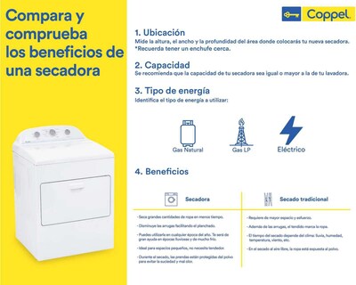 Foto 10 | Secadora Maytag Automática 7MMGD6630HW 22 kg Blanca