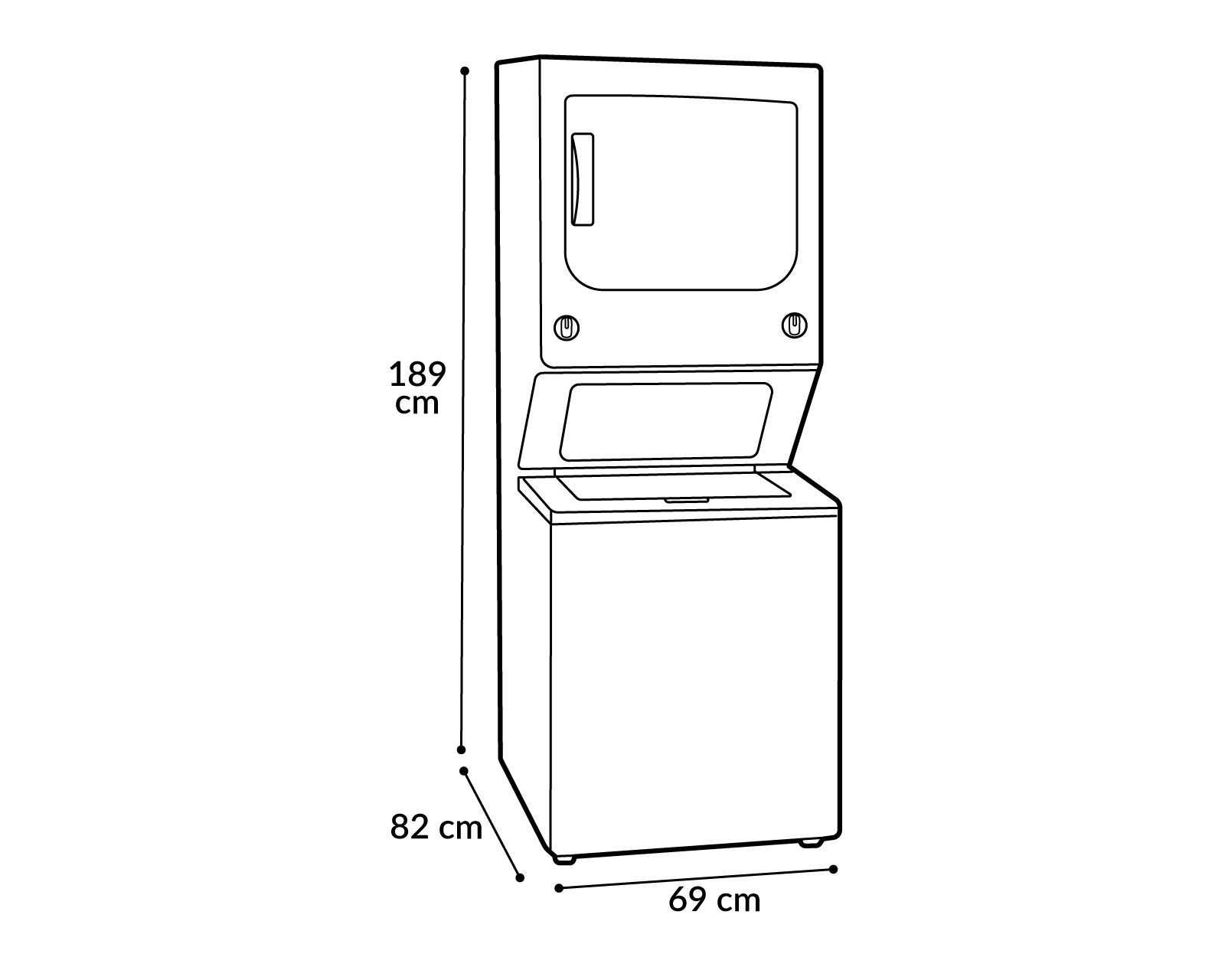 Foto 5 pulgar | Centro de Lavado Whirlpool Eléctrico 7MWET4027HW 20 kg Blanco