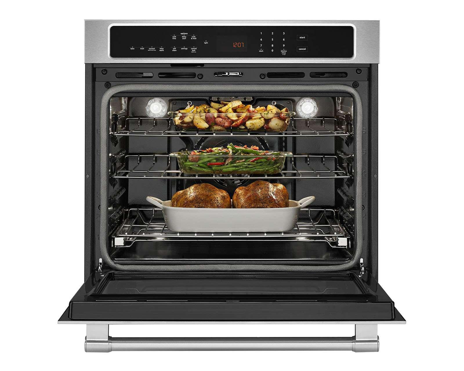 Foto 3 pulgar | Horno Eléctrico Maytag de Empotre 30" MEW9530FZ color Acero Inoxidable