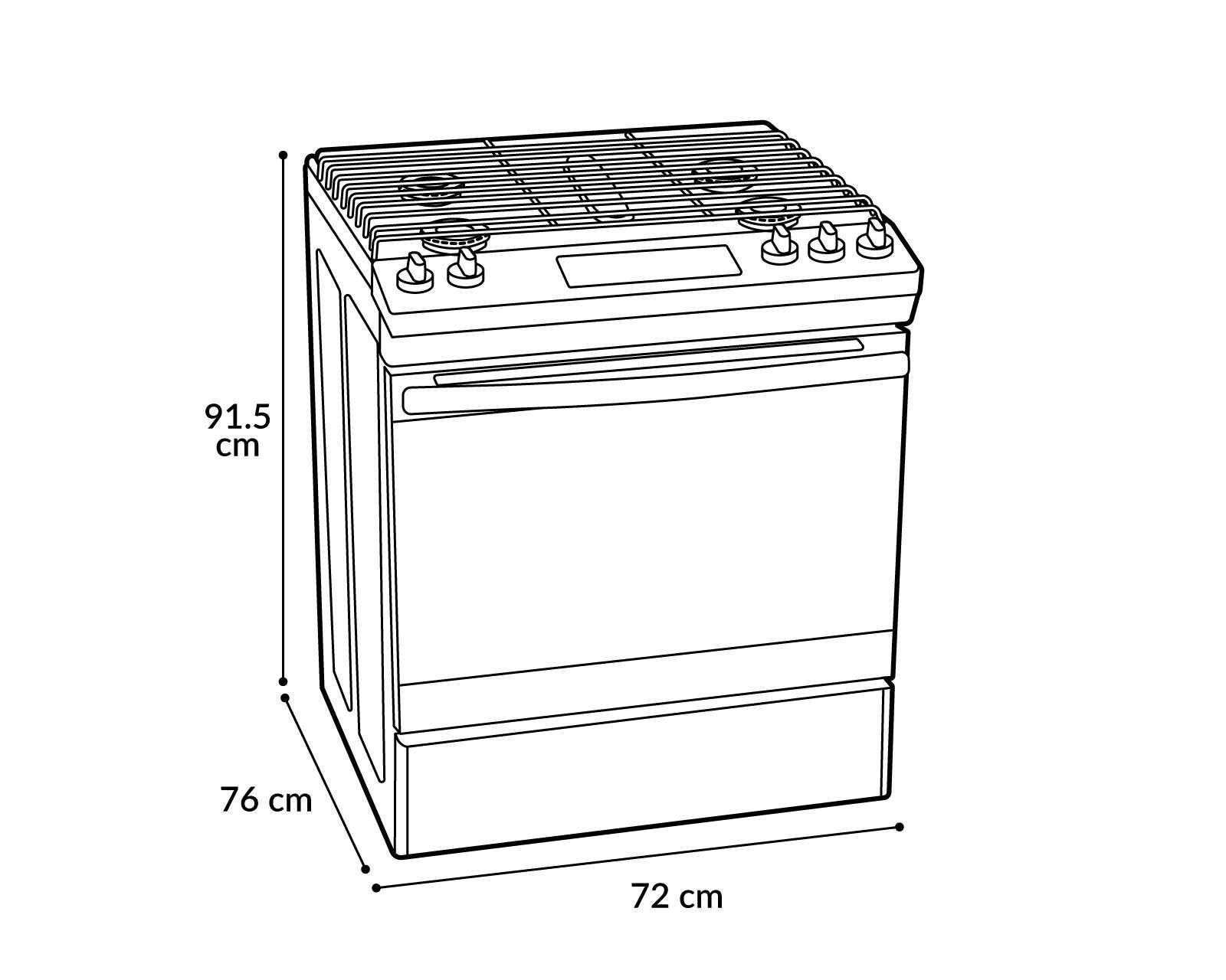 Foto 10 pulgar | Estufa Maytag de Piso 30" con 5 Quemadors de Gas MGS8800FZ