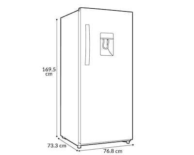 Foto 2 | Refrigerador Whirlpool Una Puerta 18 Pies Acero Inoxidable WSR57R18DM