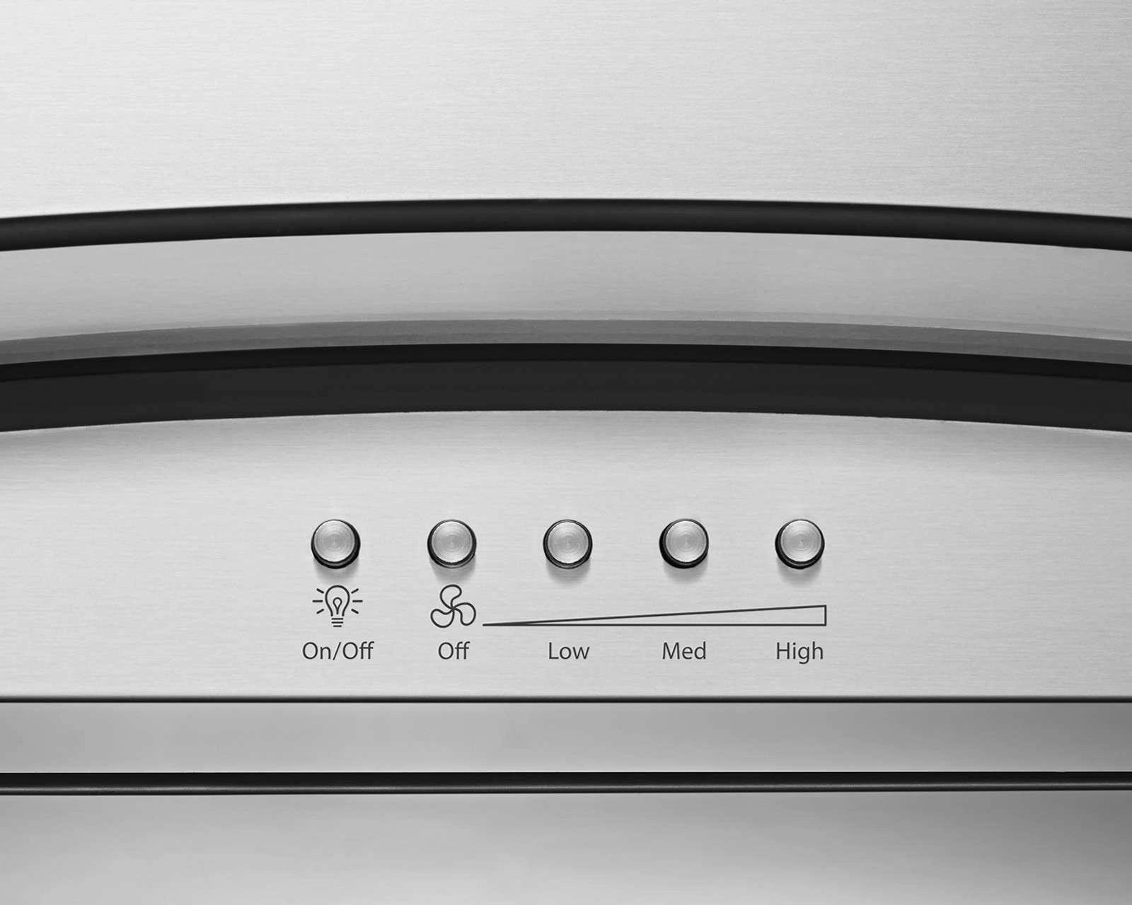 Foto 4 pulgar | Campana Whirlpool 36" de Pared Acero Inoxidable