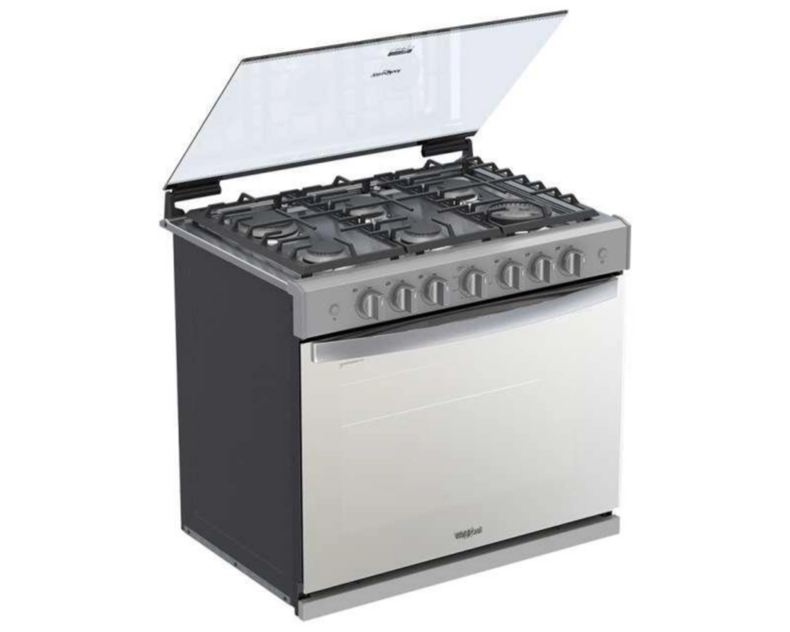 Estufa Whirlpool de Empotre 30" con 6 Quemadores de Gas WER3100D