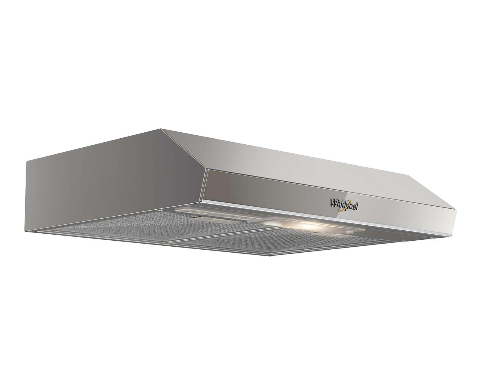 Campana Whirlpool 20" de Pared Plateada