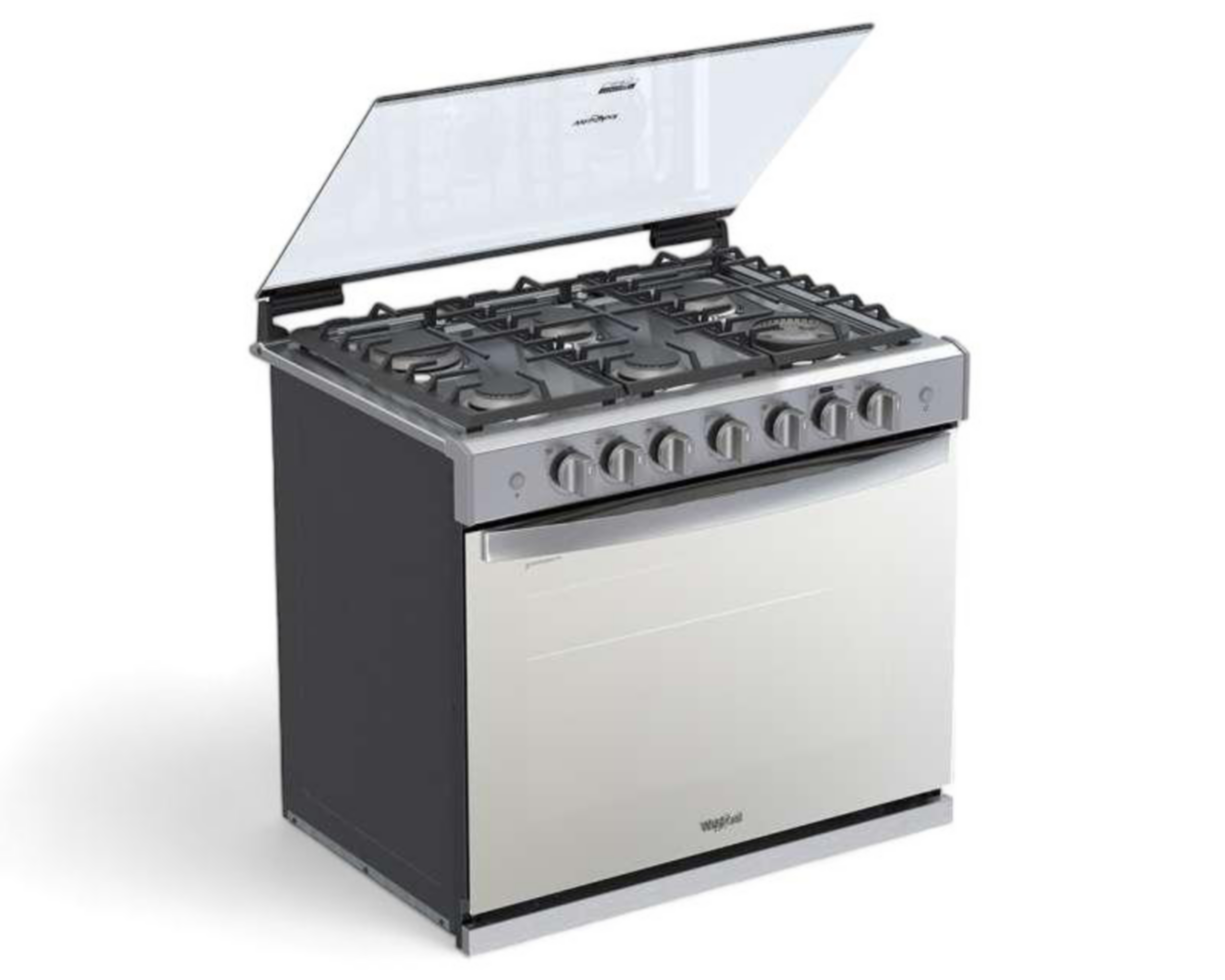 Foto 2 pulgar | Estufa Whirlpool de Empotre 30" con 6 Quemadores de Gas WER5100S