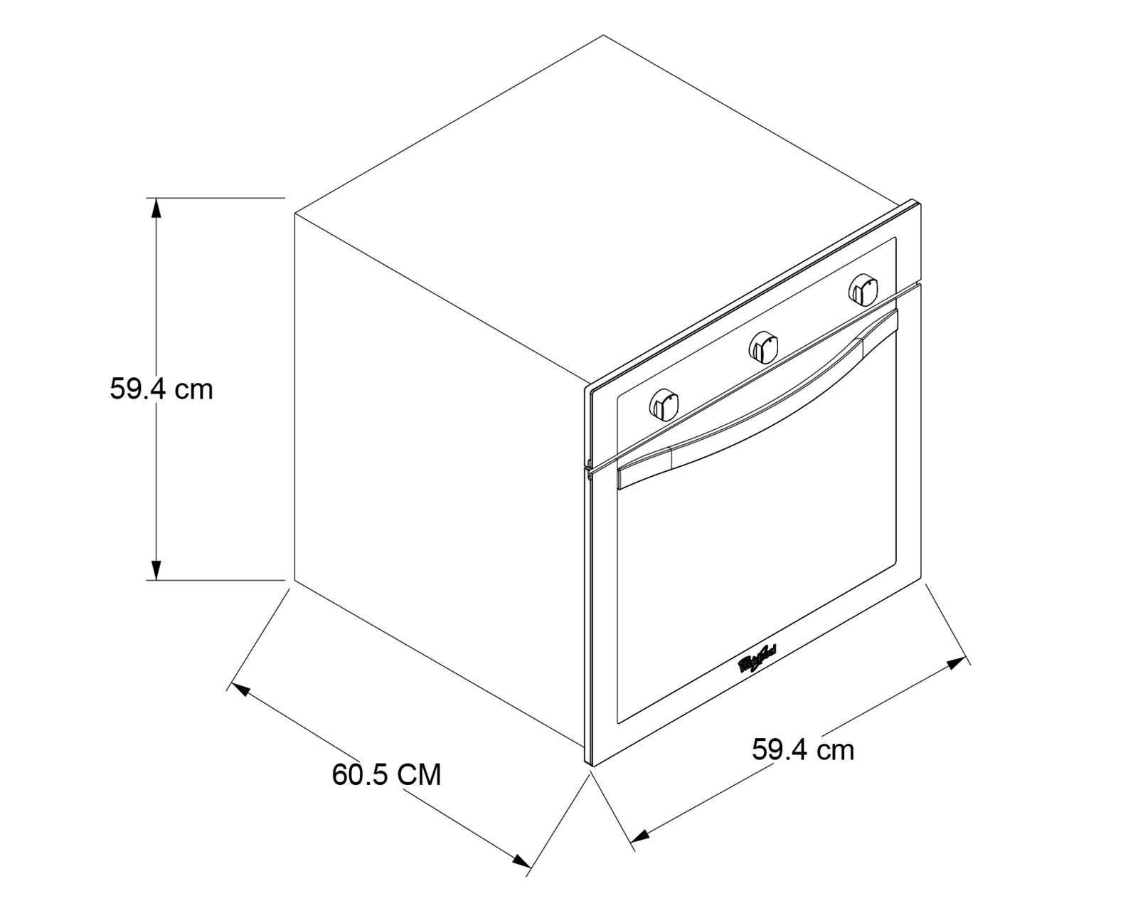 Foto 6 pulgar | Horno Whirlpool de Empotre 24" WOA120S color Acero Inoxidable