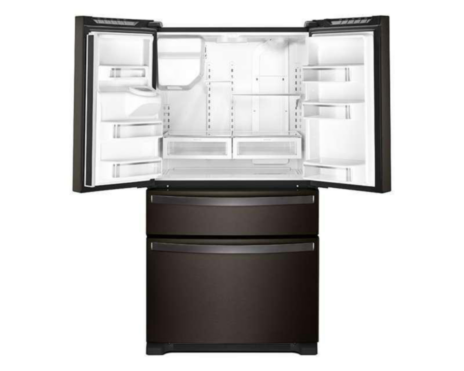 Foto 4 pulgar | Refrigerador Whirlpool French Door 25 Pies Negro WRX735SDHV