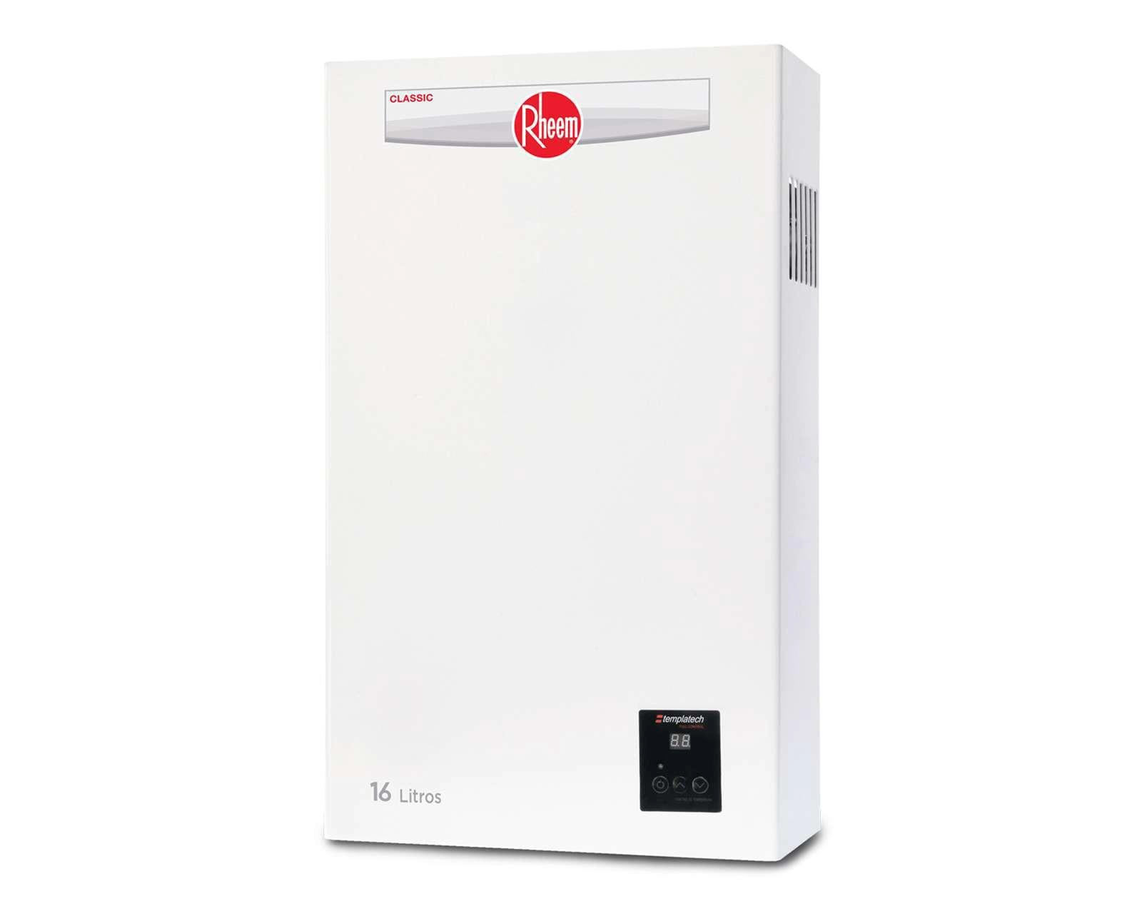 Calentador de Agua Instantáneo Rheem RHIN-CHL 16P 3 Servicios Gas LP