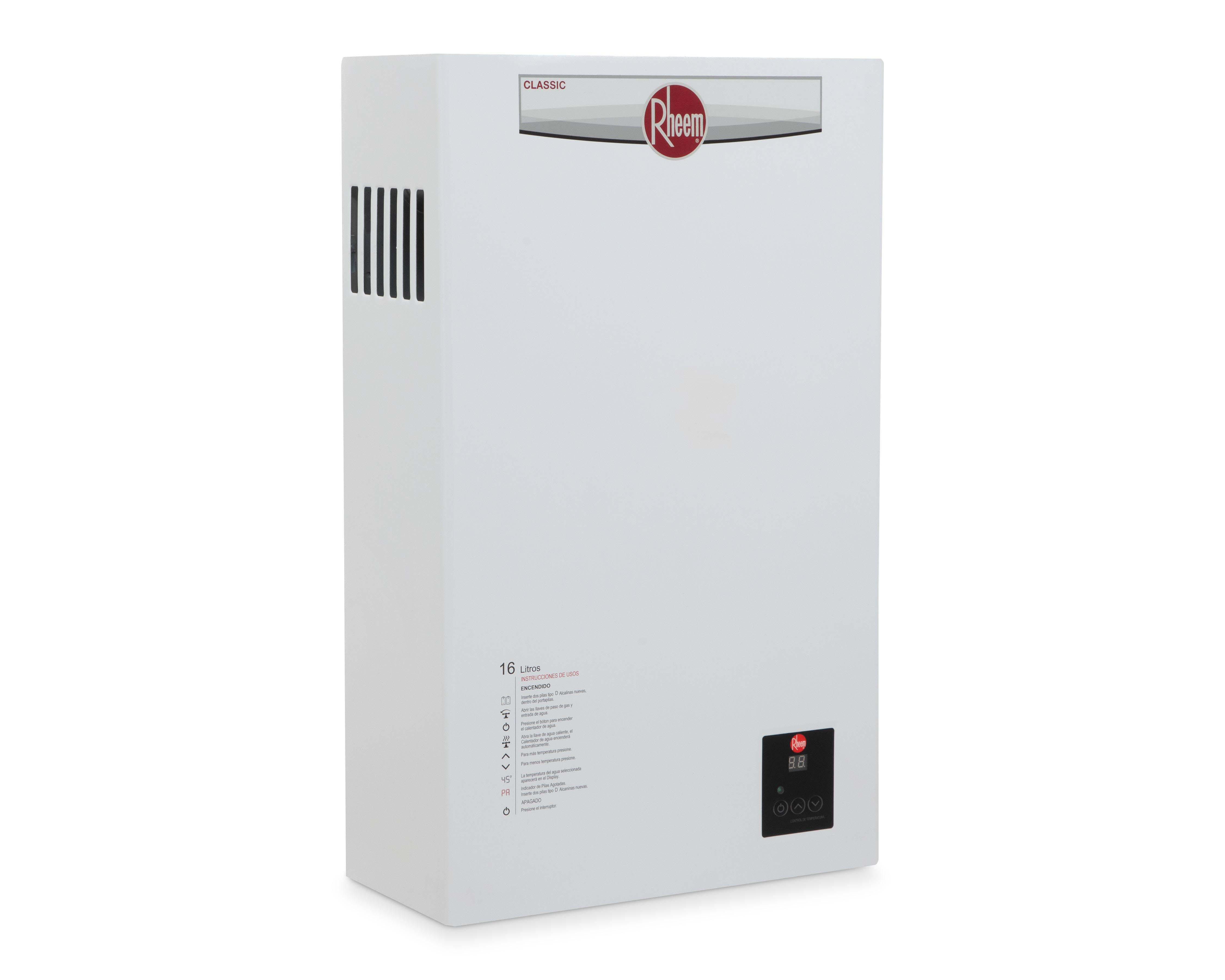 Foto 2 | Calentador de Agua Rheem RHIN-CHL 3 Servicios Gas Natural