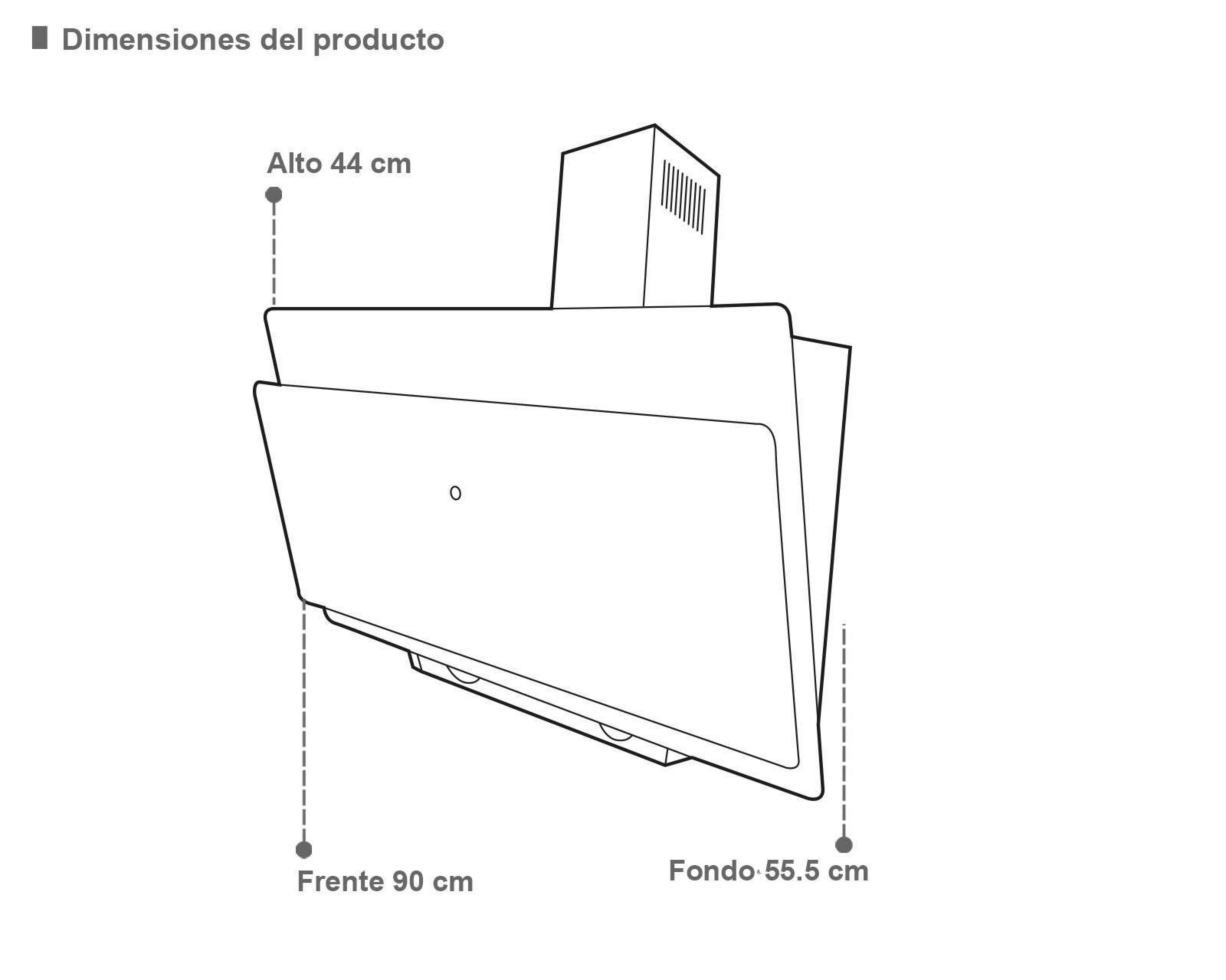 Foto 8 | Campana Supra 35" de Pared Negra