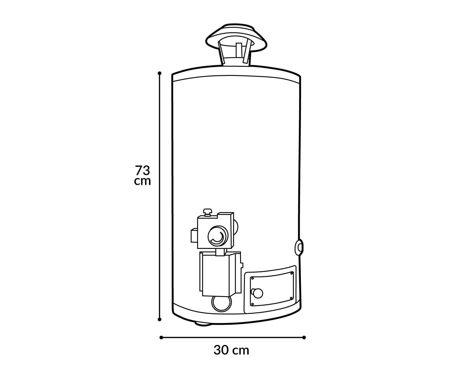 Foto 4 | Calentador de Agua Primo Plus 06LT 1 Servicio Gas Natural