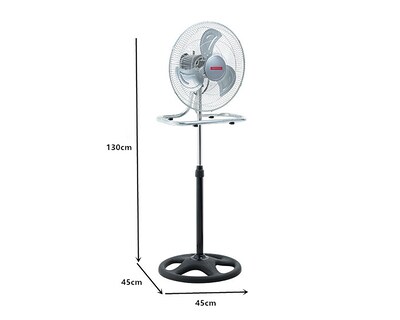 Foto 5 | Ventilador de Pedestal Dreamtech 16"