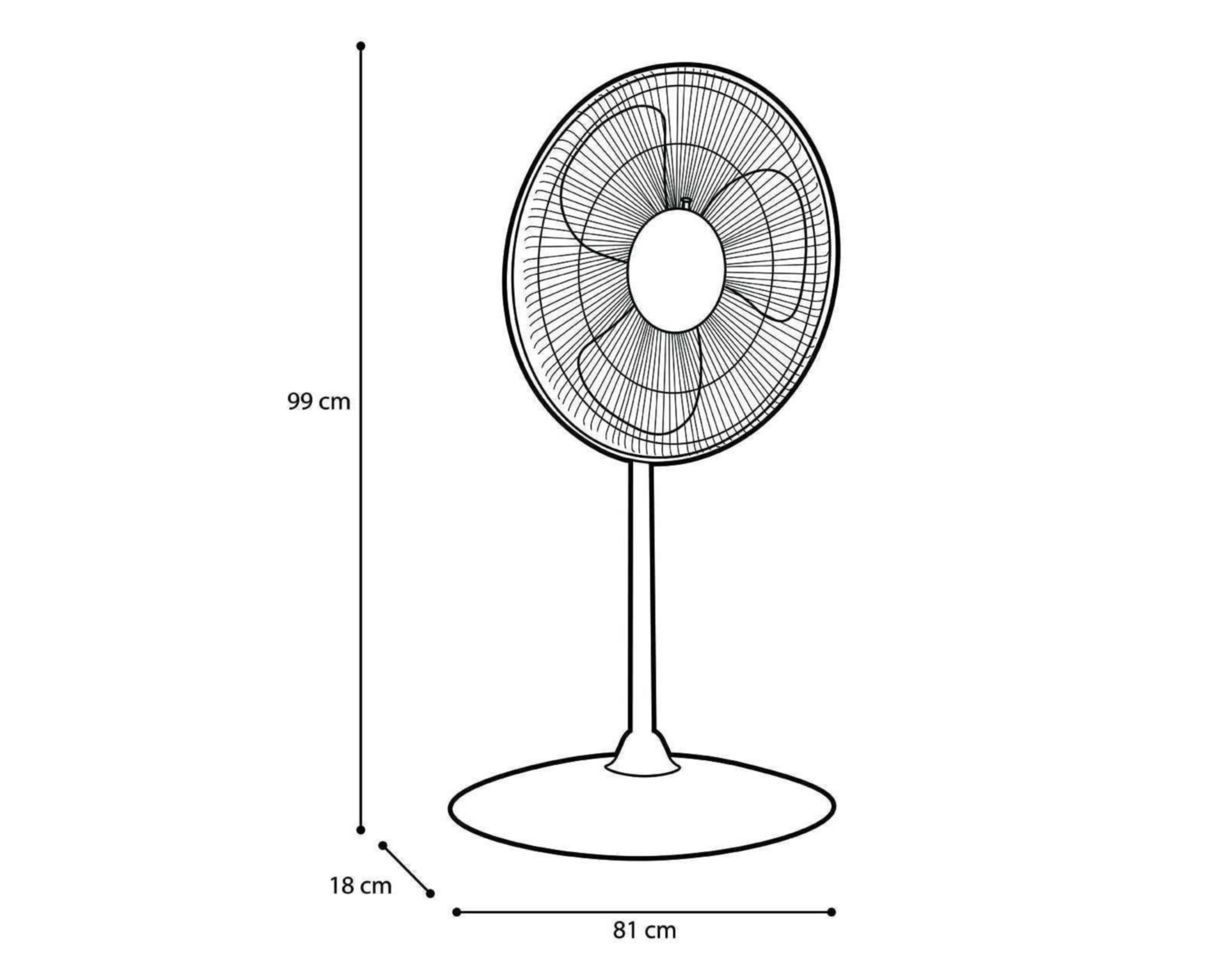 Foto 5 pulgar | Ventilador de Pedestal Record 30"