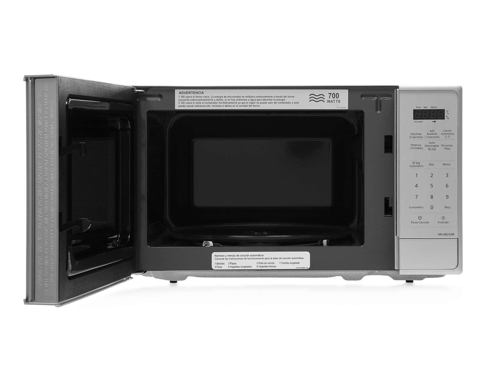 Foto 5 pulgar | Horno de Microondas Panasonic 0.7 Pies NN-SB25JMRUH Gris