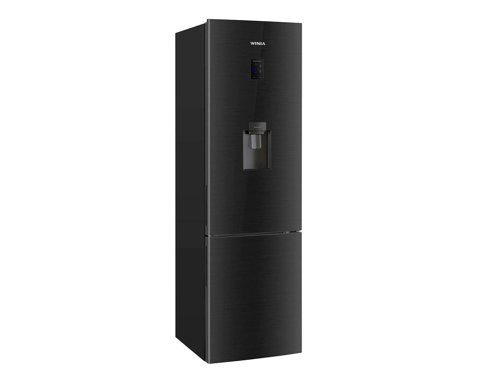 Foto 2 pulgar | Refrigerador Winia Bottom Mount 13 Pies Negro RCP-360DJE