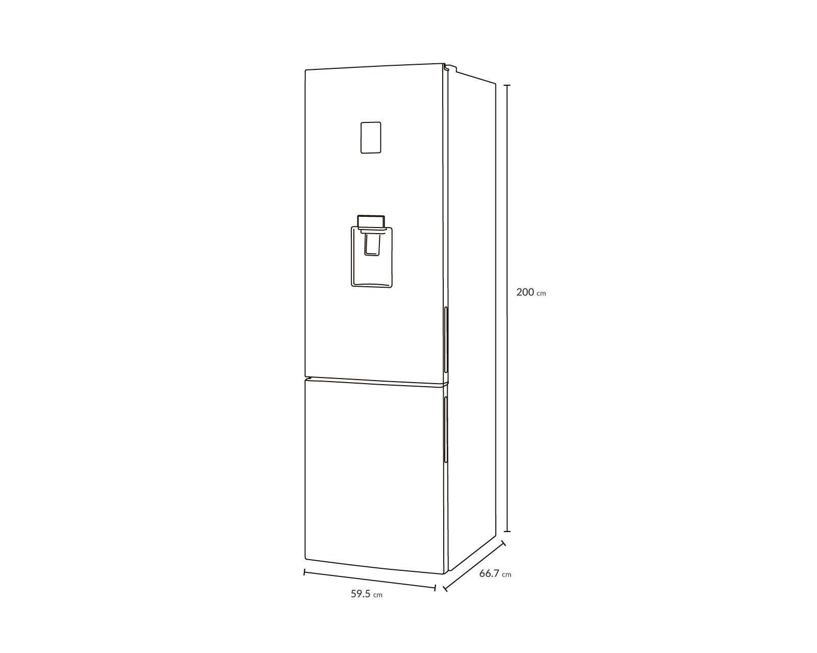 Foto 5 pulgar | Refrigerador Winia Bottom Mount 13 Pies Negro RCP-360DJE