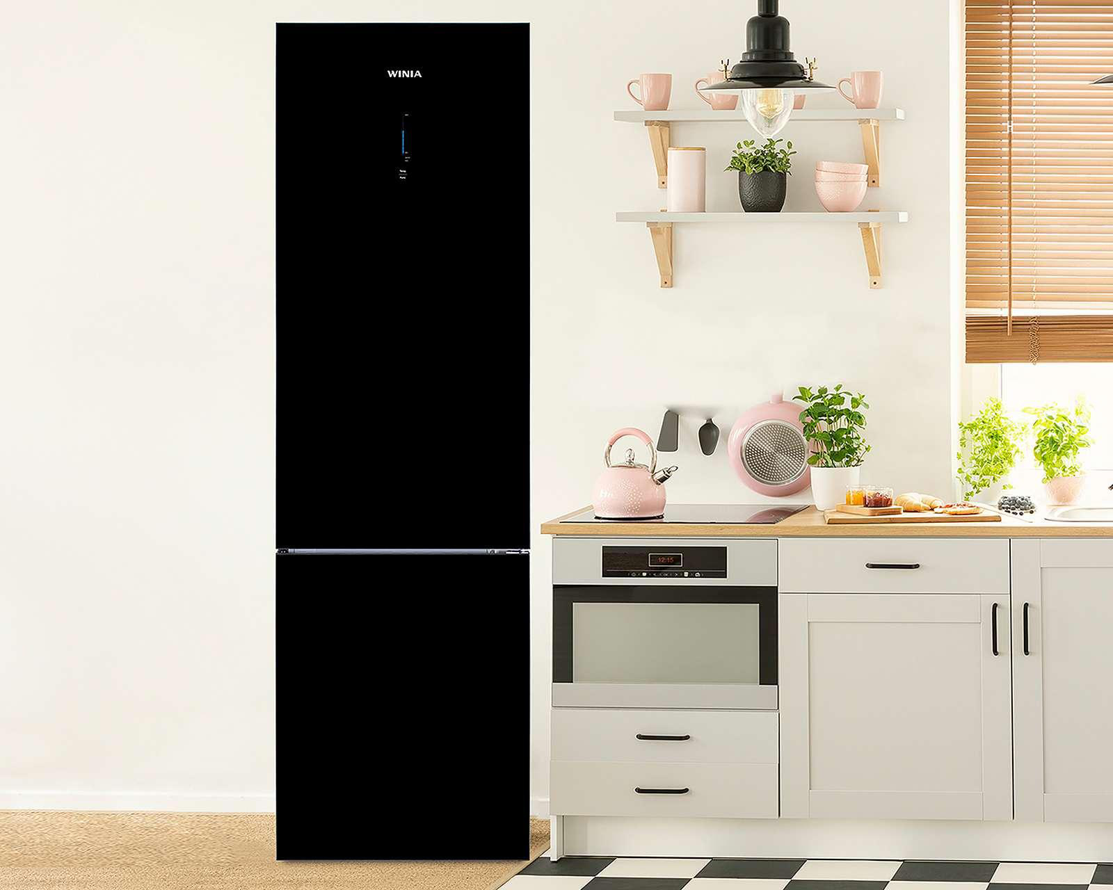 Foto 7 pulgar | Refrigerador Winia Bottom Mount 13 Pies Negro RCT-360NBG