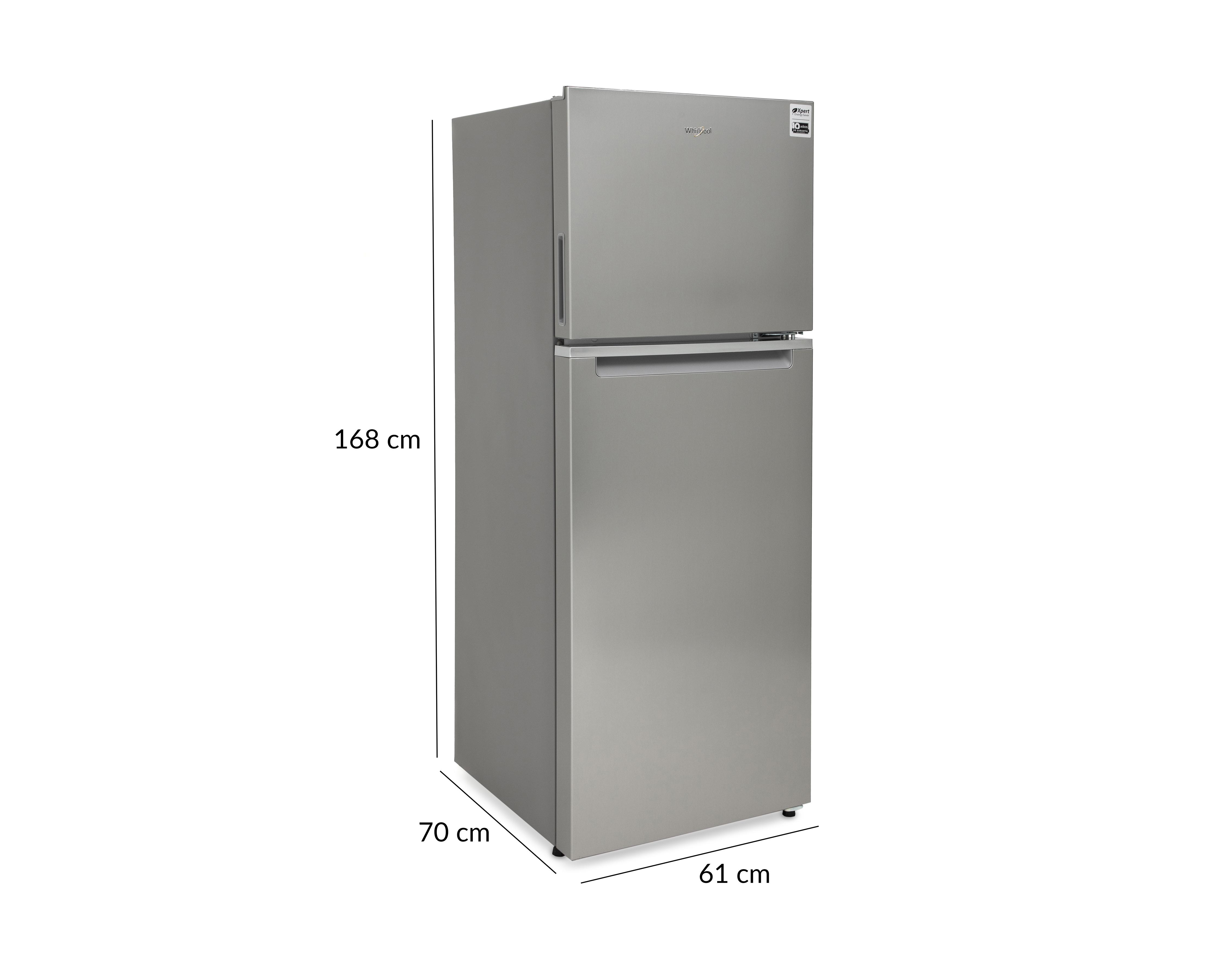 Foto 9 pulgar | Refrigerador Whirlpool Top Mount 13 Pies Plateado WT1331A