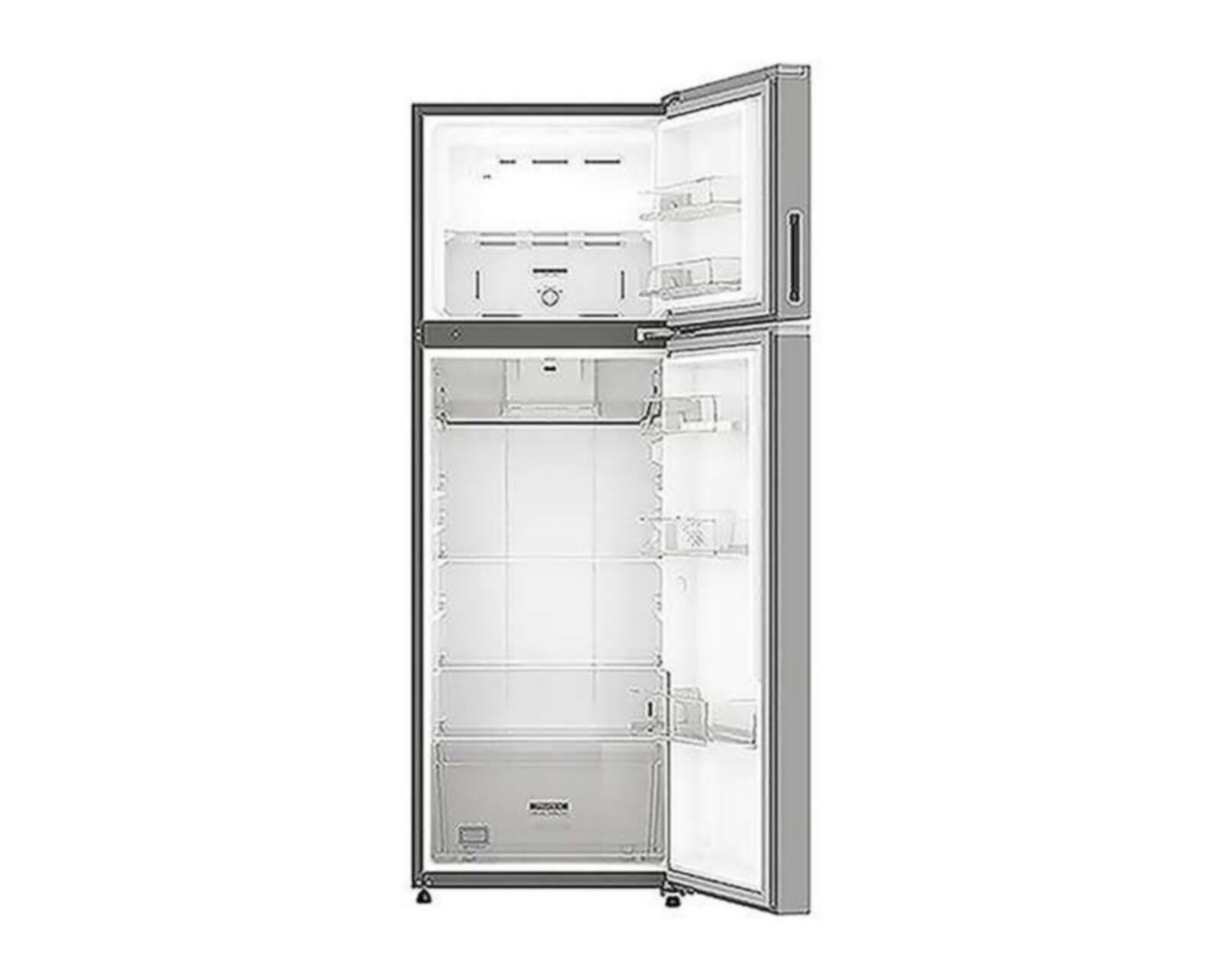 Foto 3 pulgar | Refrigerador Whirlpool Top Mount 14 Pies Acero WT1431D