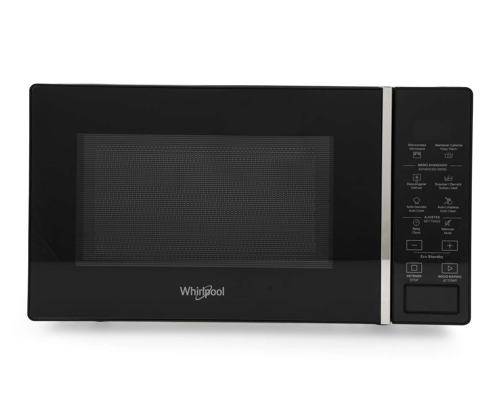 Horno de Microondas Whirlpool 0.7 Pies WM1807B 0.7 Negro