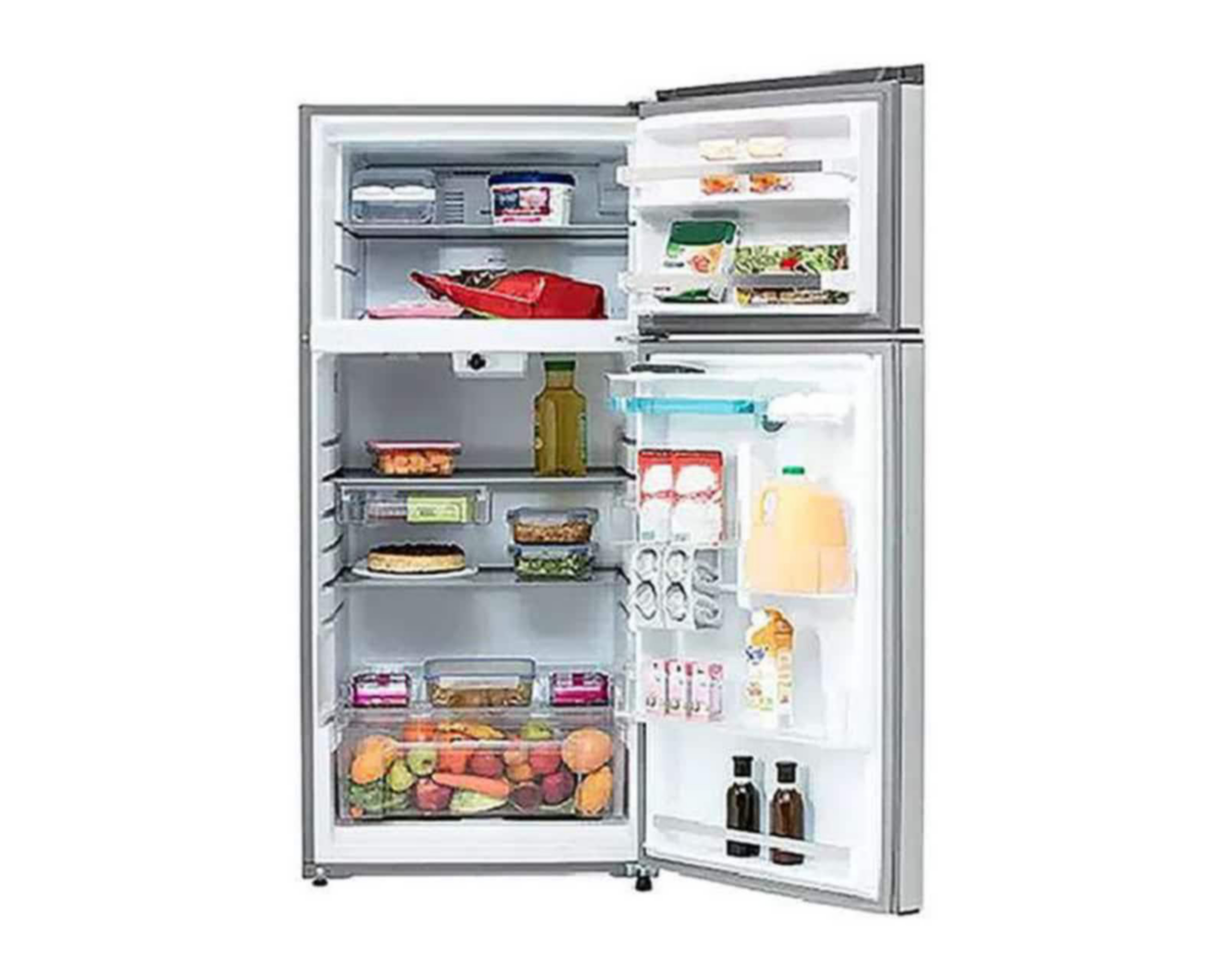 Foto 3 pulgar | Refrigerador Whirlpool Top Mount 17 Pies Plateado WT1736N