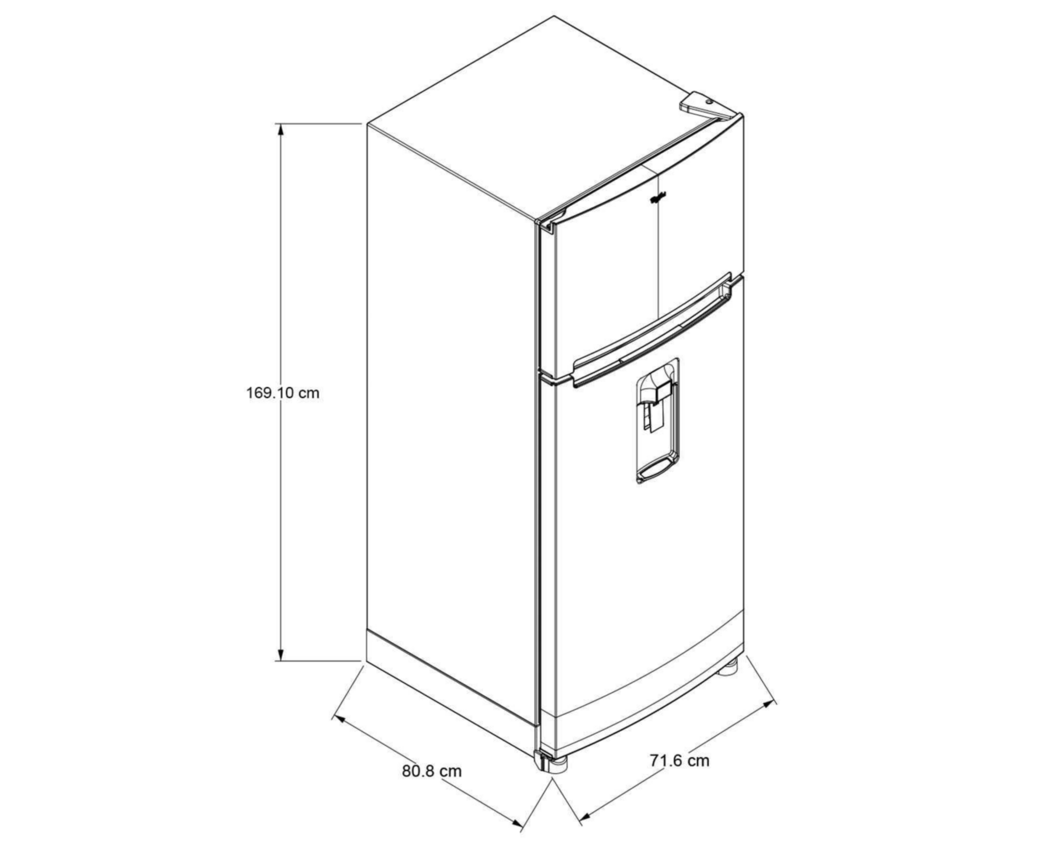 Foto 5 pulgar | Refrigerador Whirlpool Top Mount 17 Pies Plateado WT1736N