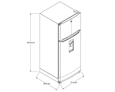 Foto 4 | Refrigerador Whirlpool Top Mount 17 Pies Plateado WT1736N