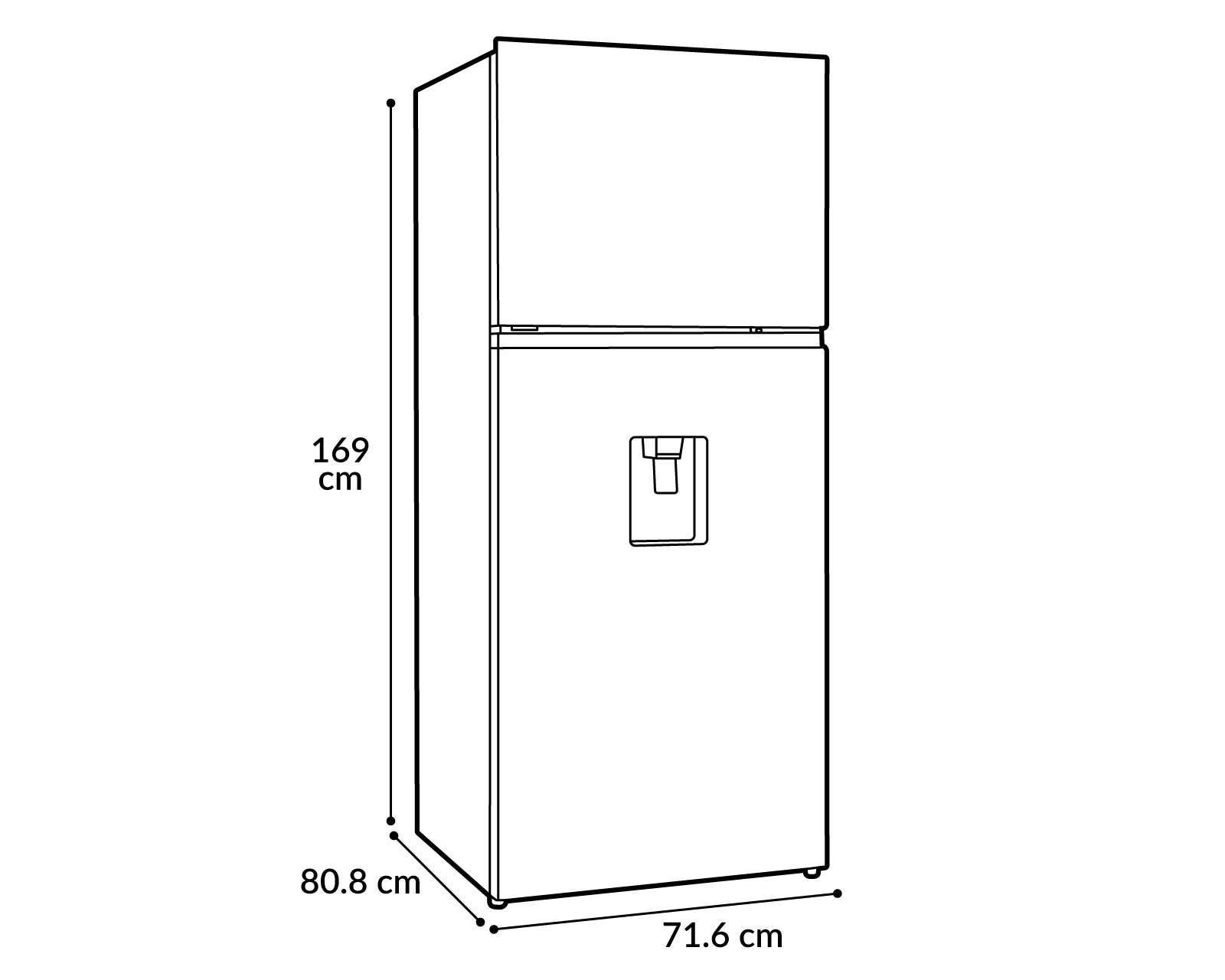 Foto 5 pulgar | Refrigerador Whirlpool Top Mount 17 Pies Acero WT1756A