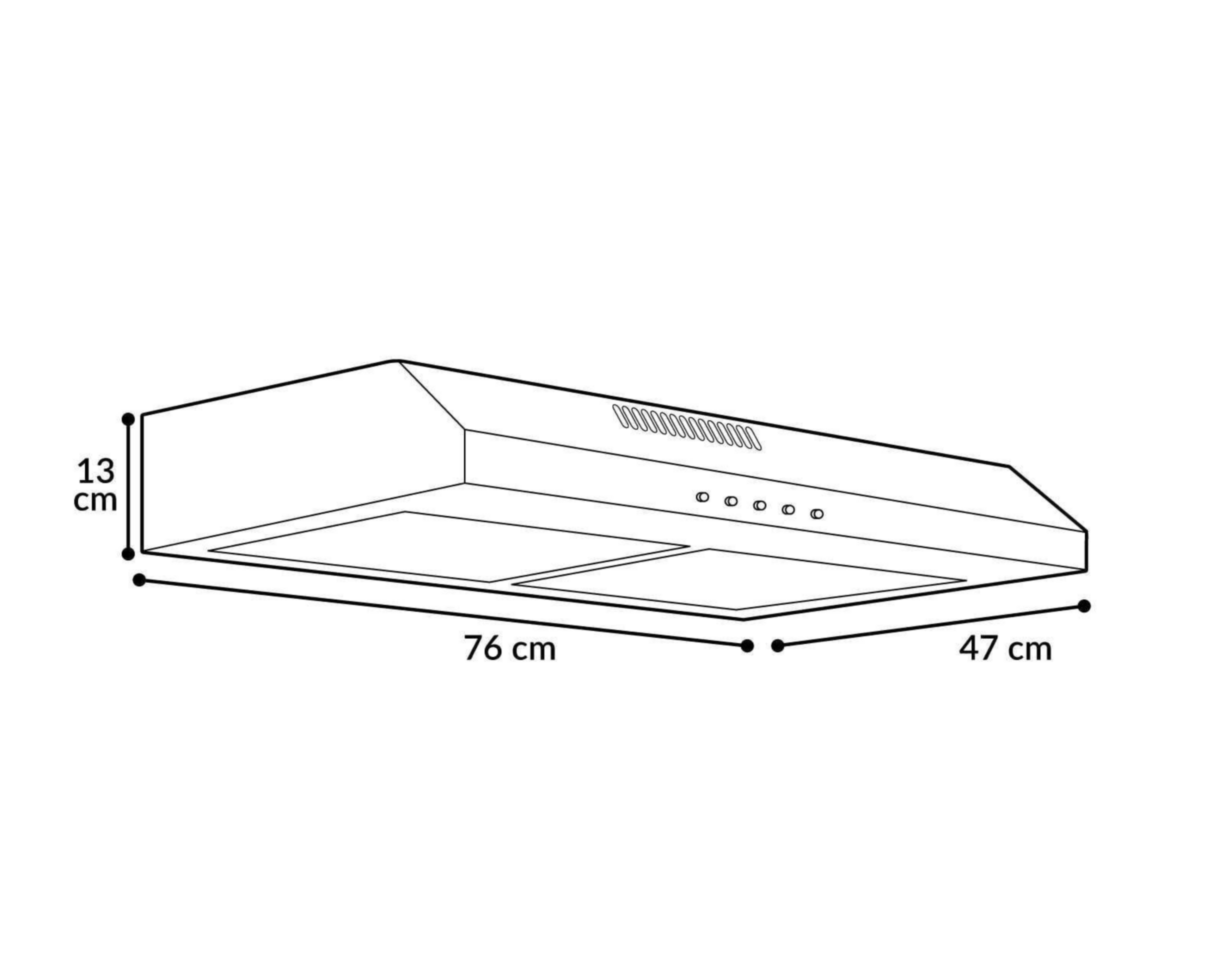 Foto 5 | Campana Aspix 30" de Pared Plateada