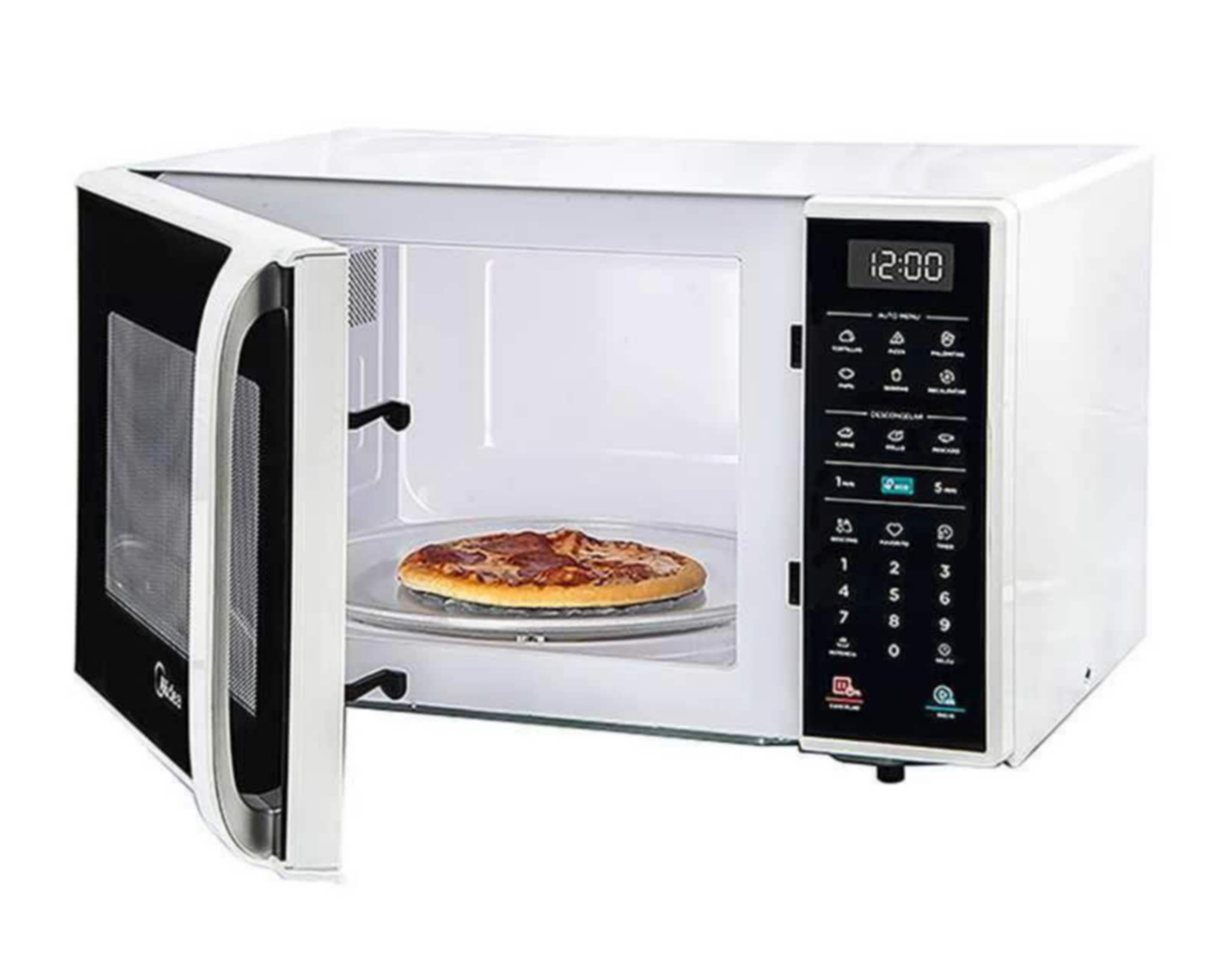 Foto 3 pulgar | Horno de Microondas Midea 1.1 Pies MMDV11S2DW Negro