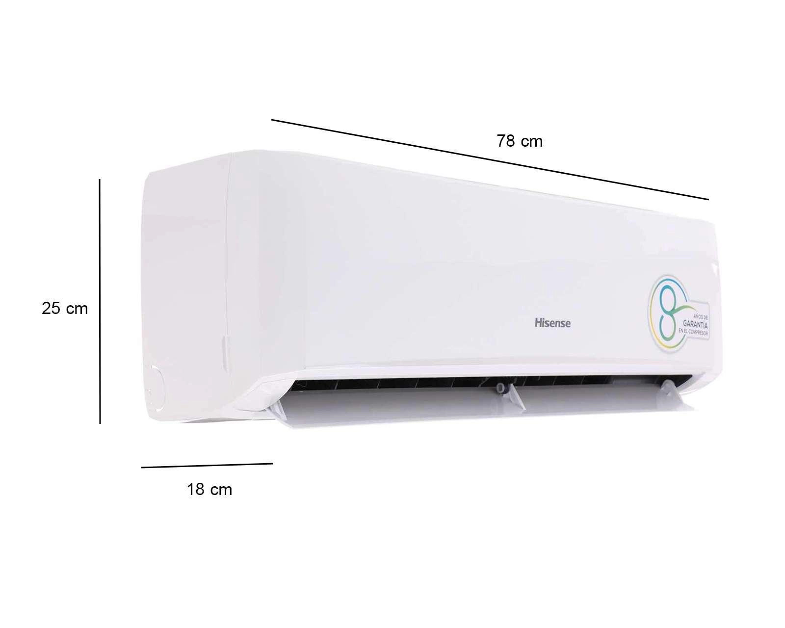 Foto 5 | Minisplit Hinsense Inverter 1 Tonelada 110V Solo Frío AT121CB